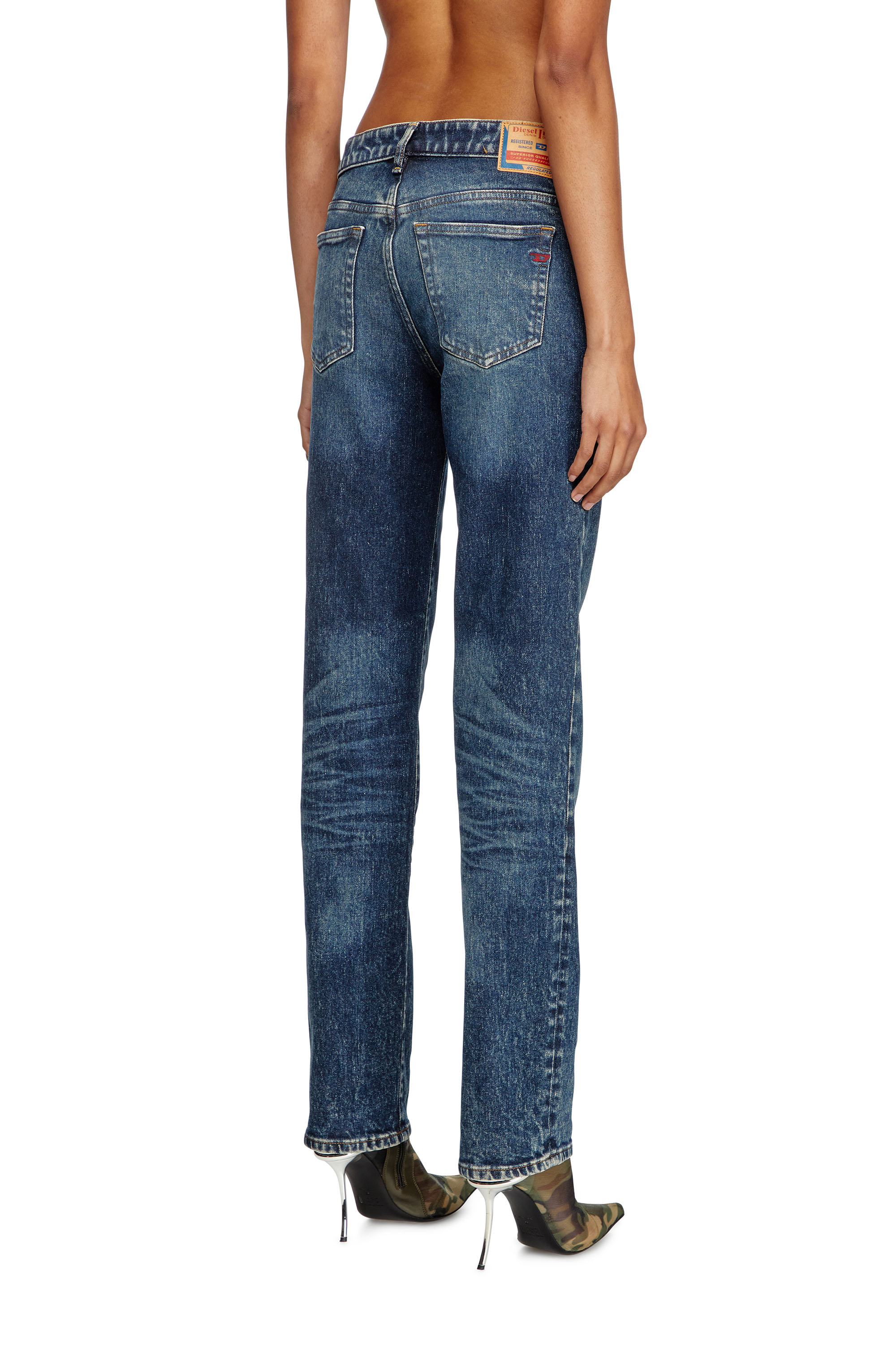 Diesel - Woman's Regular Jeans 1989 D-Mine 007Y3, Dark Blue - 4