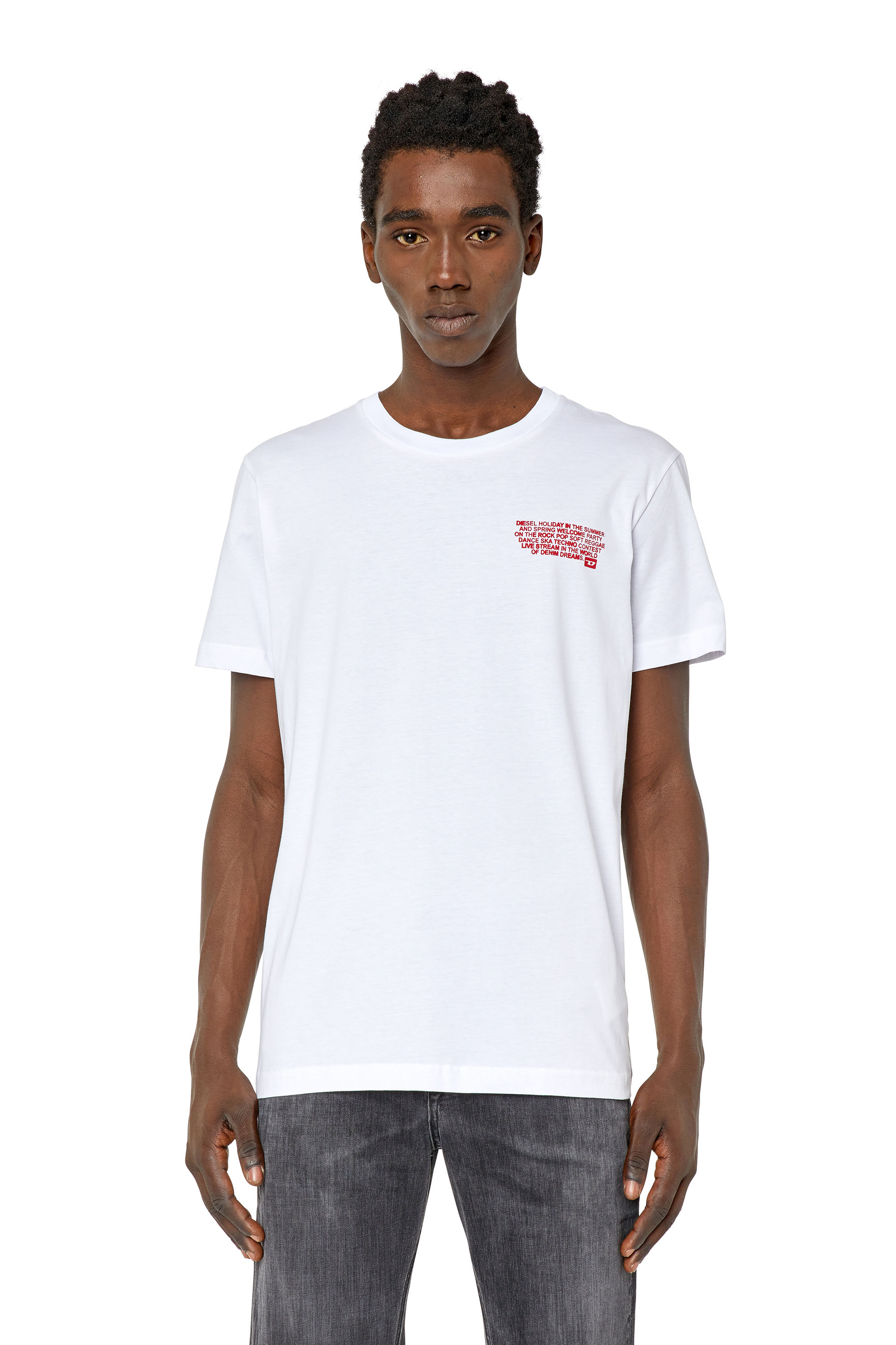 Diesel - T-DIEGOR-K57, Red/White - Image 1