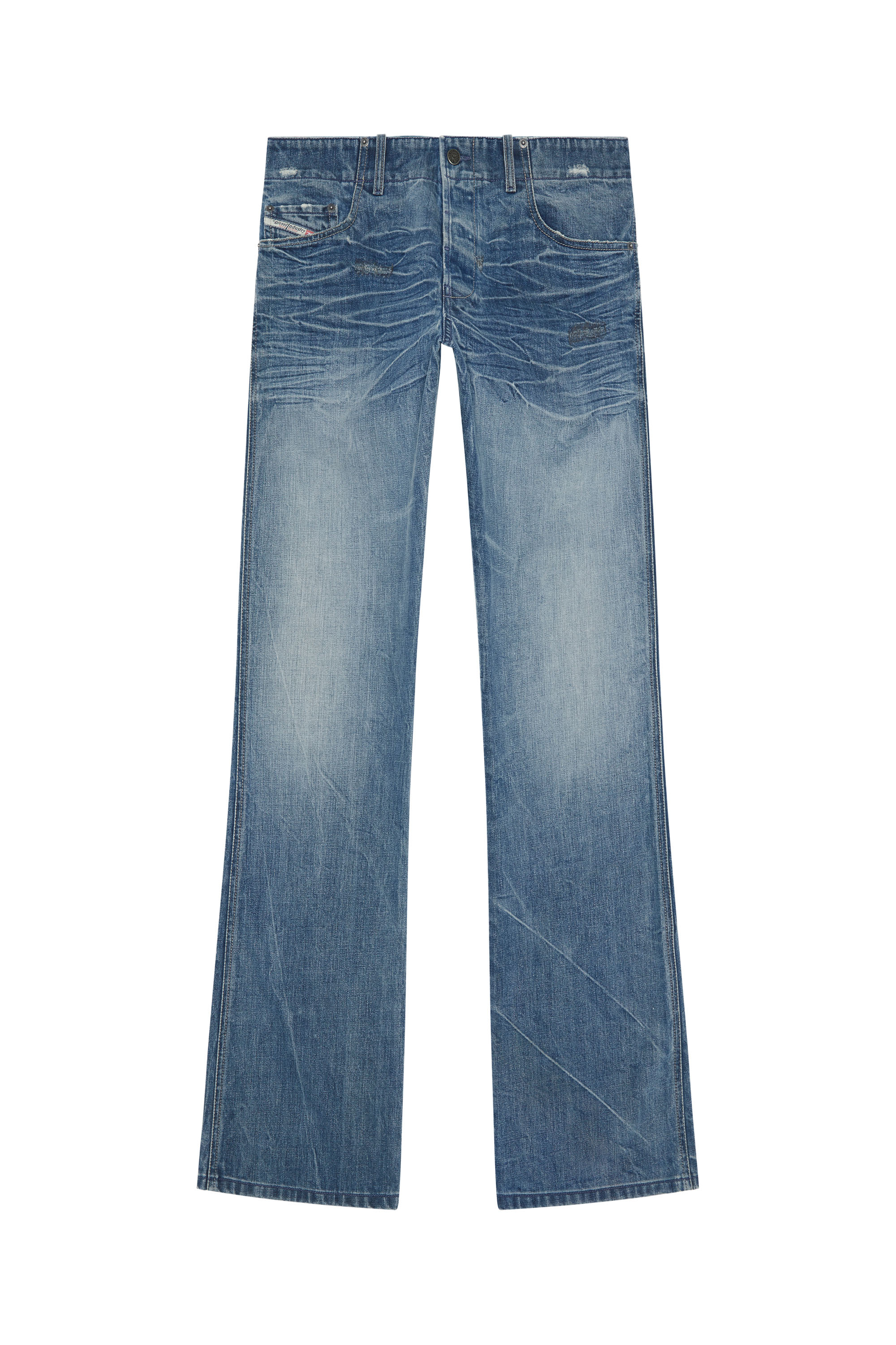 Diesel - D-Backler 09I01 Bootcut Jeans, Medium blue - Image 3