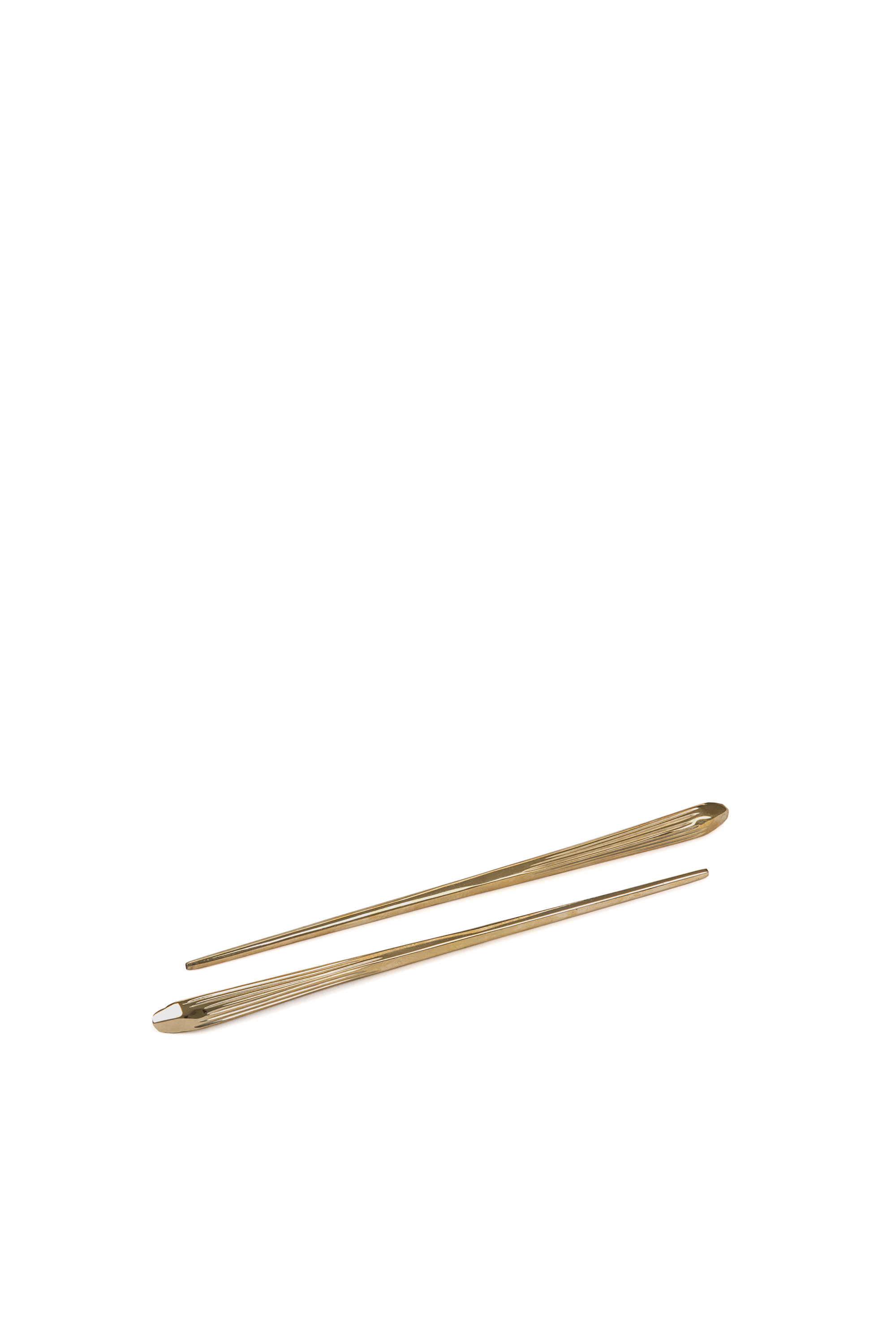 Diesel - 10833 COSMIC DINER, Unisex's Brass chopstick set, height cm 21 / 8.4'' in Gold - 2