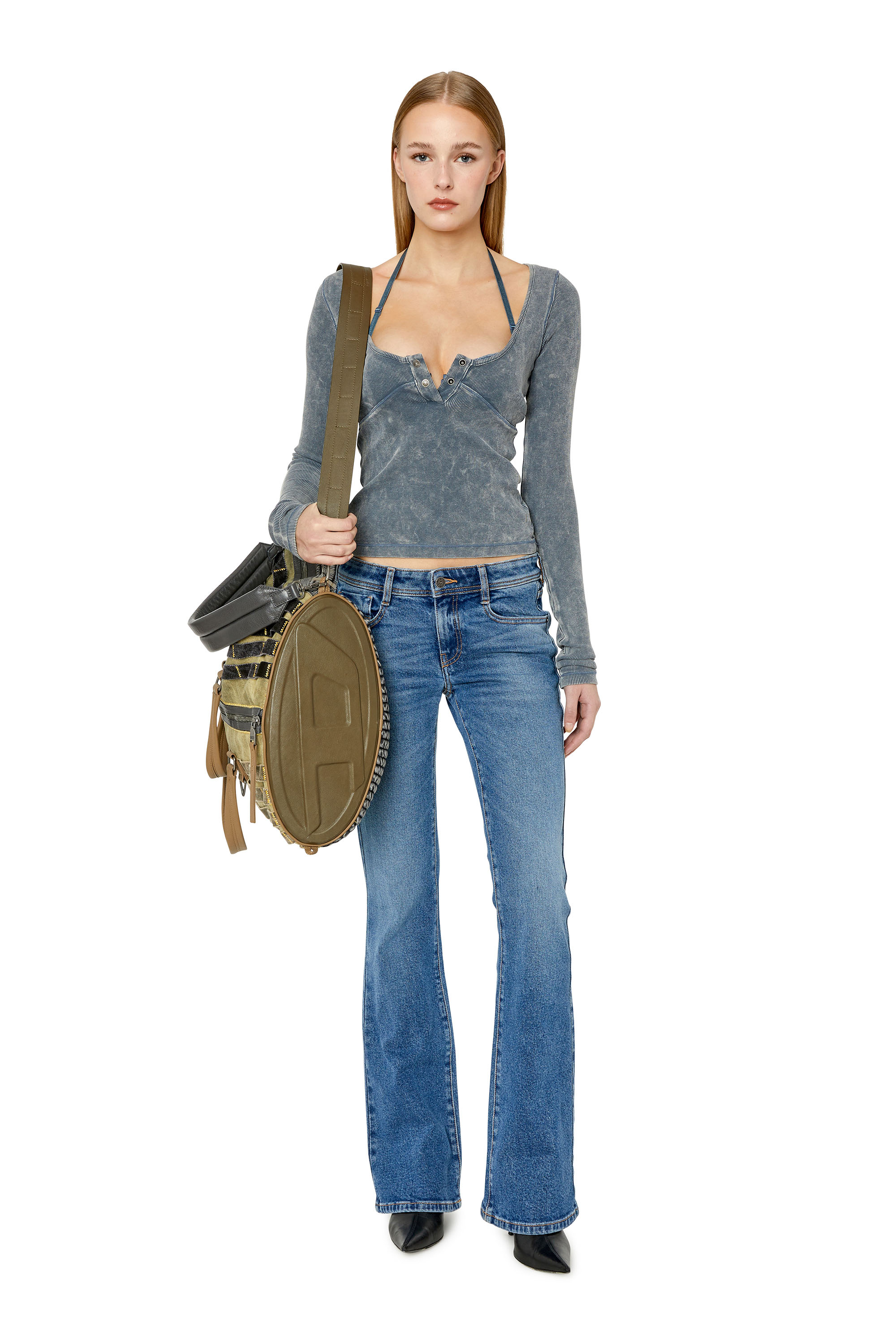 Diesel - Bootcut and Flare Jeans 1969 D-Ebbey 0NFAJ, Medium blue - Image 1