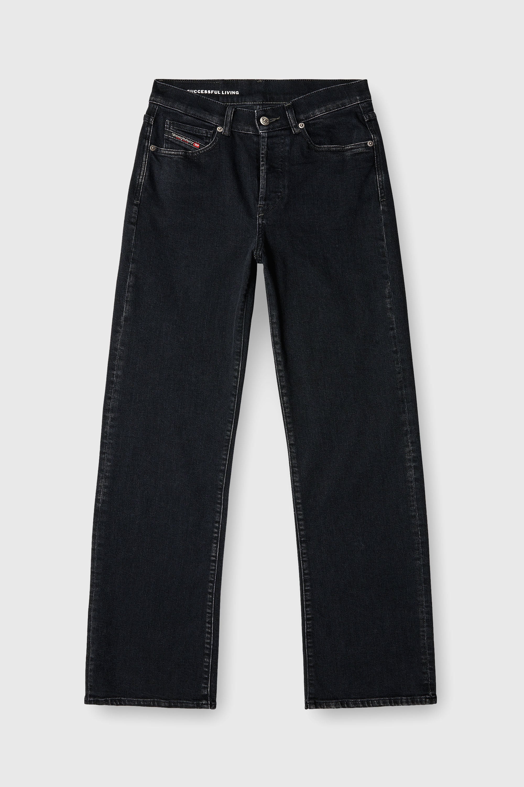 Diesel - Woman's Regular Jeans 1971 D-Sent 09N89, Black/Dark grey - 6