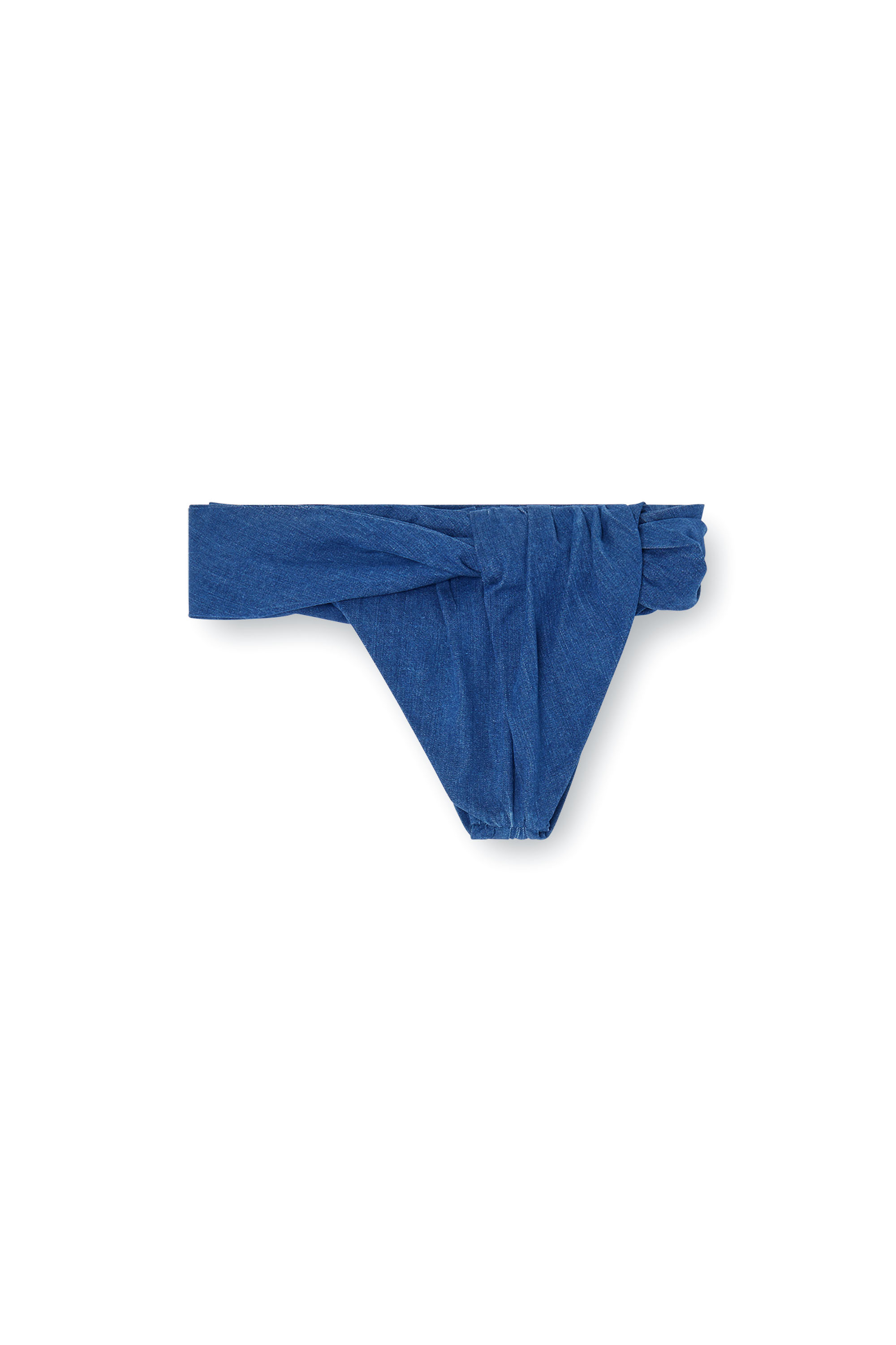 Diesel - DE-ILVY-FSJ, Woman's Twisted hot pants in denim in null - 2