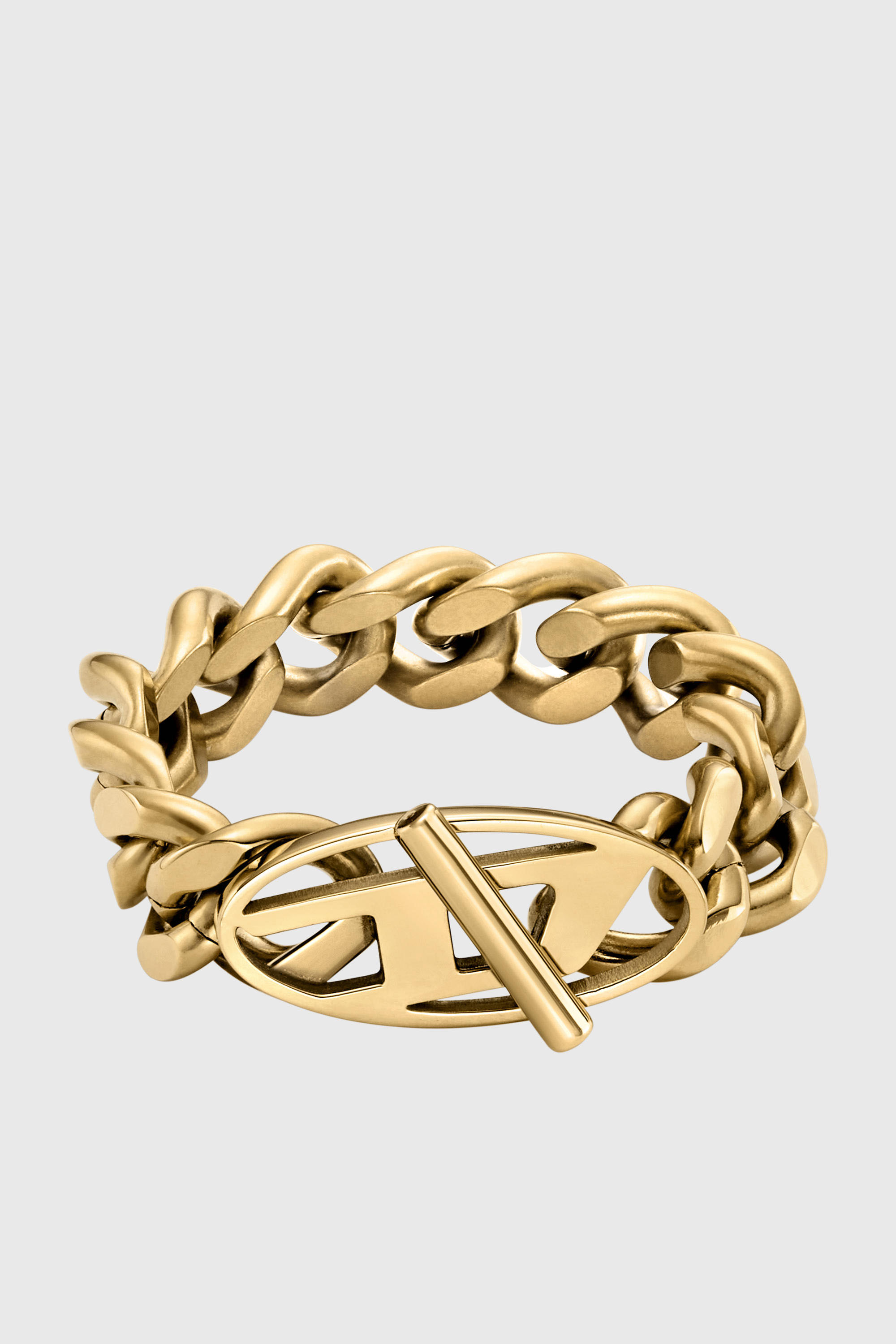 Diesel - DX1568710 JEWEL, Unisex's Gold-Tone Stainless Steel Soft Chain Ring in Gold - 2