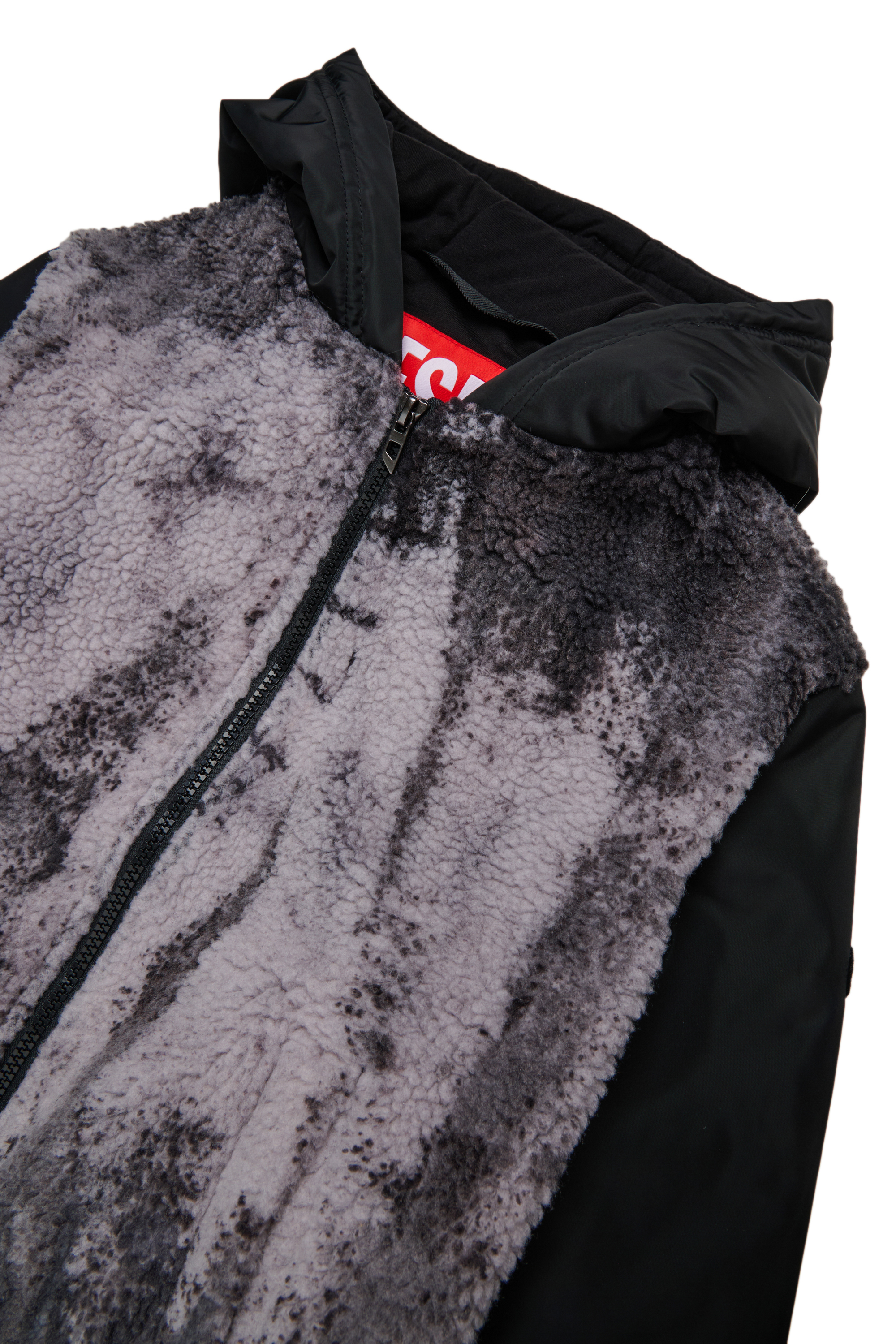 Diesel - JULLY, Man's Hooded jacket in Black - 3