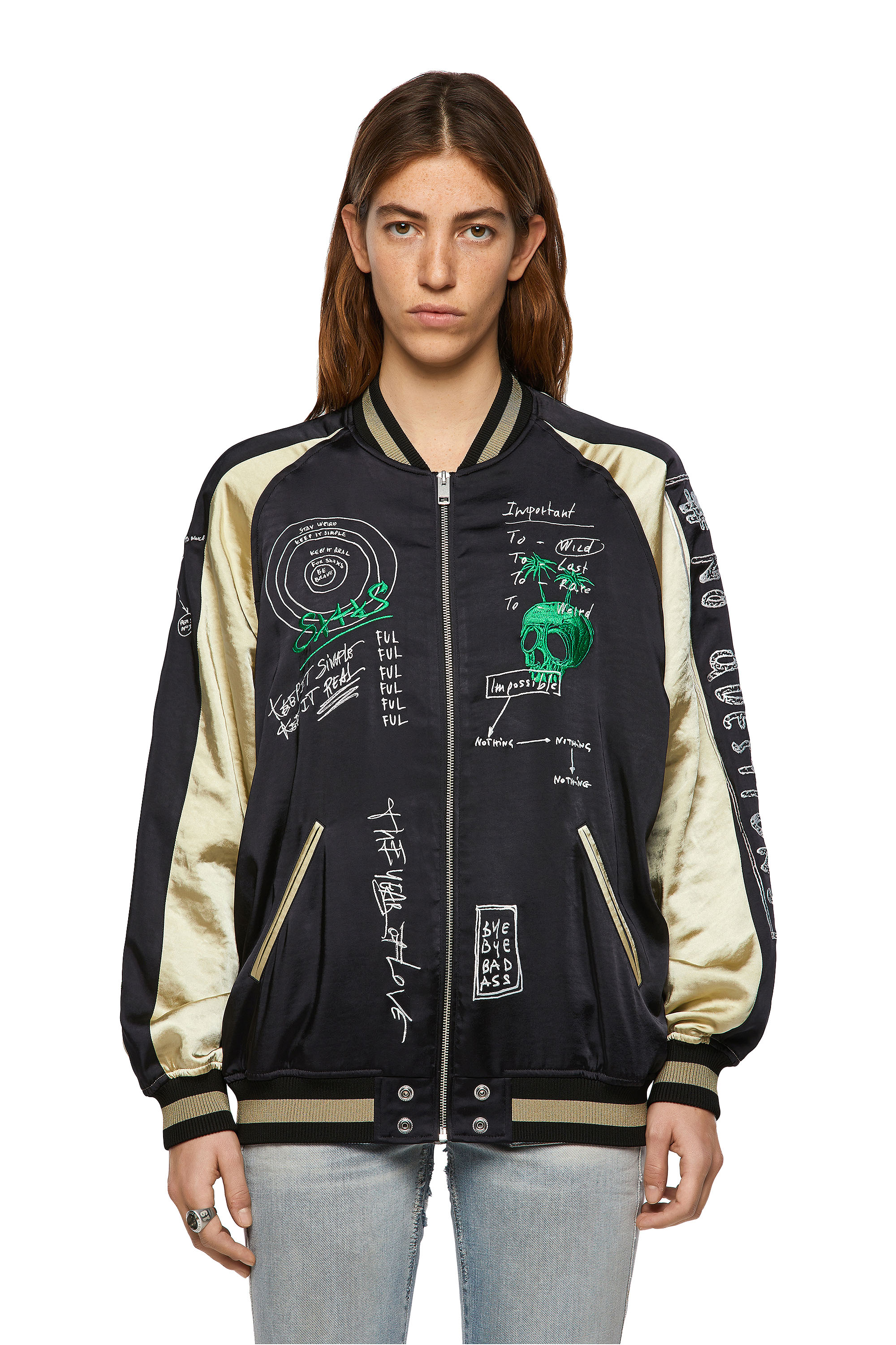 G-FRANK-HB, White/Black - Jackets