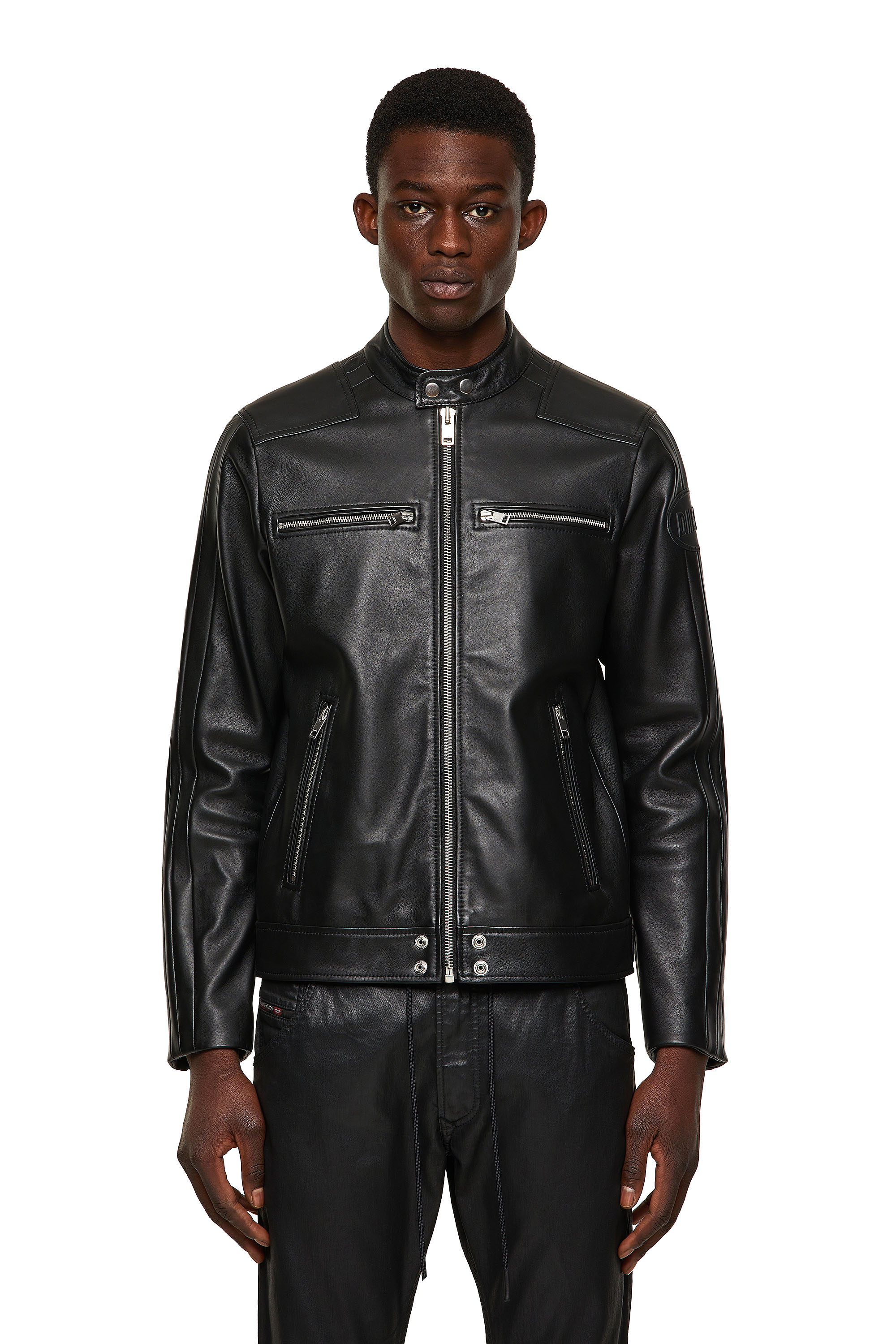 L-BOY, Black - Leather jackets