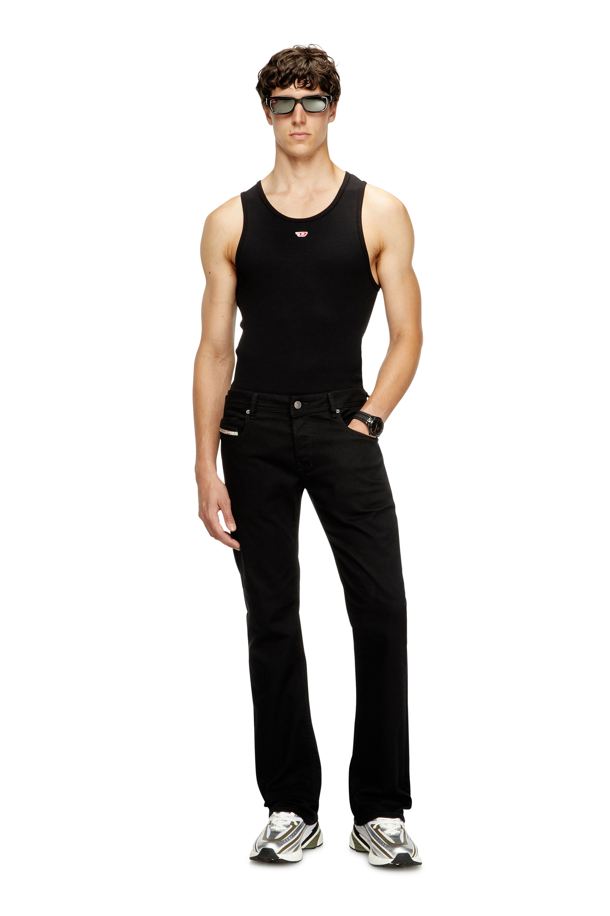 Bootcut Jeans 2007 Zatiny 0688H, Black/Dark grey Diesel - Man's Bootcut Jeans 2007 Zatiny 0688H, Black/Dark grey - 1