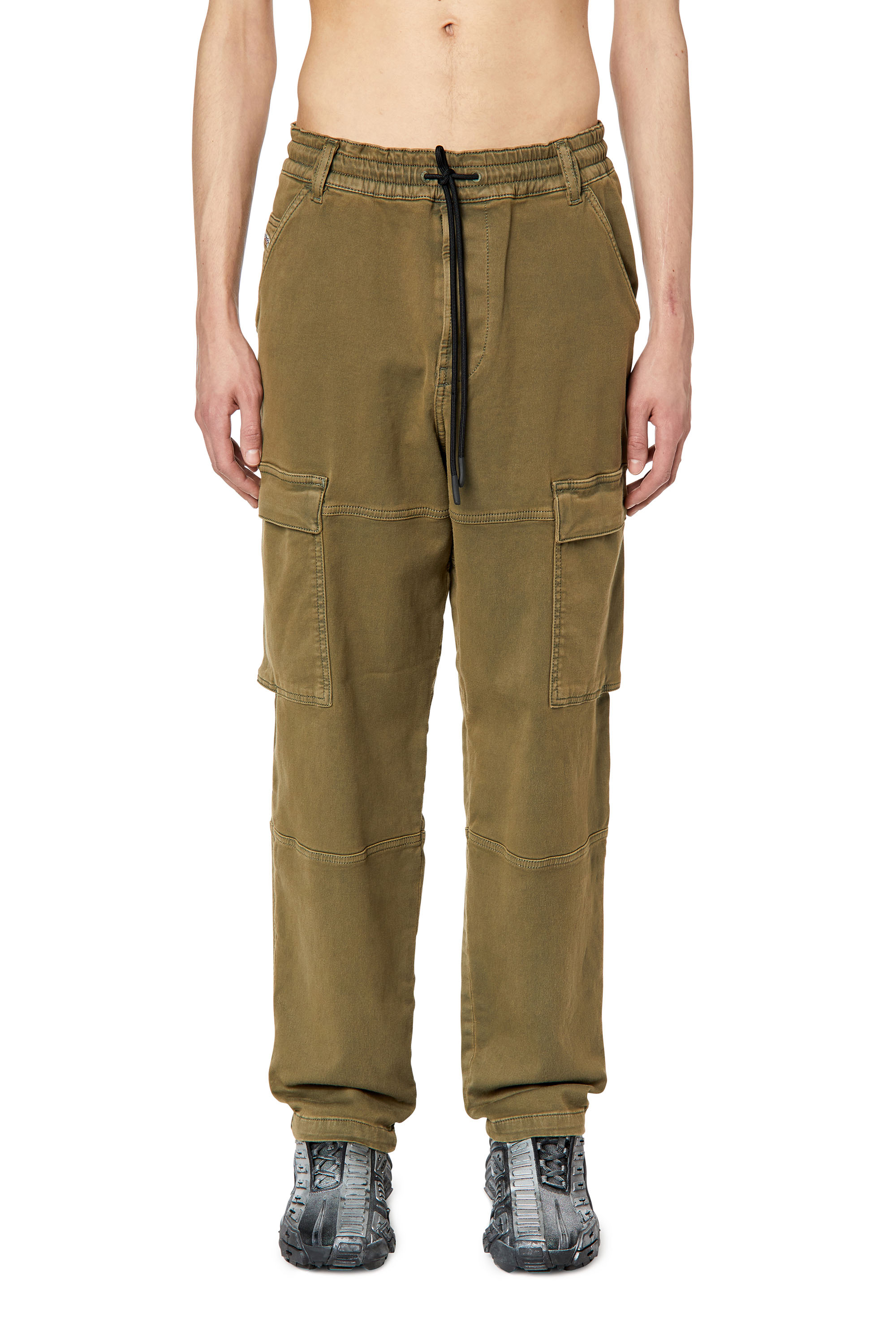 Diesel - Krooley JoggJeans® 068DY Tapered, Military Green - Image 1