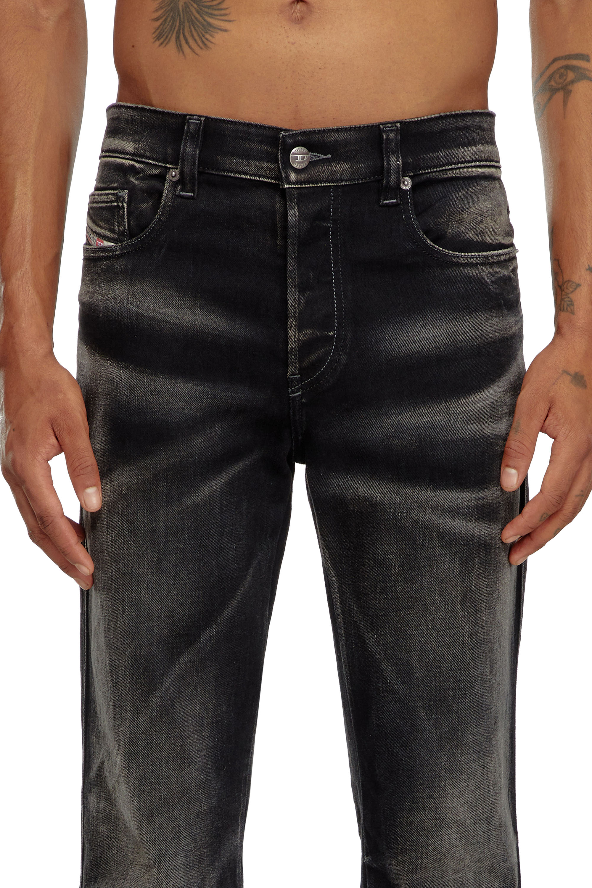 Diesel - Man's Bootcut Jeans 1998 D-Buck 09J53, Black/Dark grey - 4