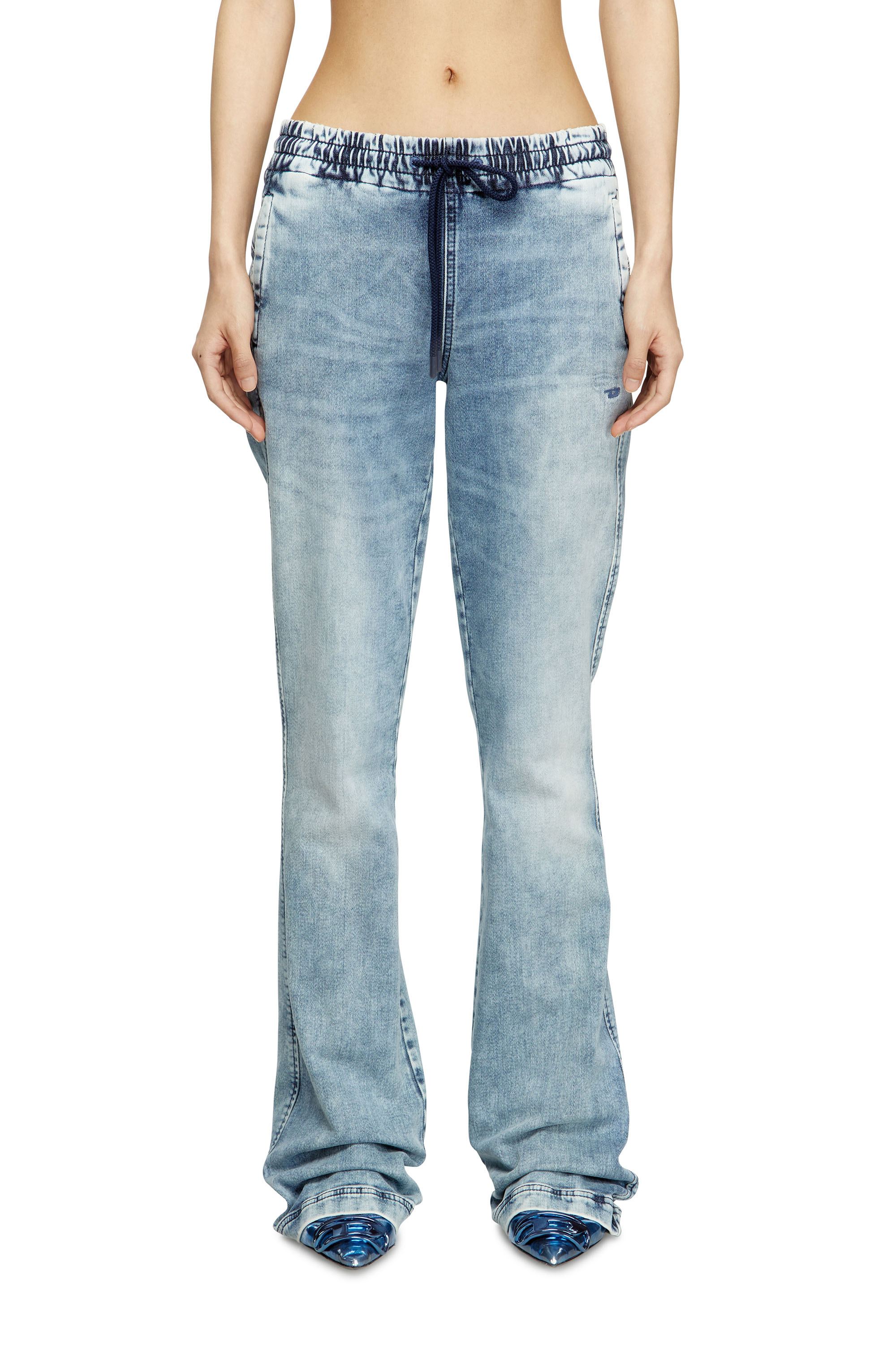 Bootcut 2069 D-Ebbey Joggjeans® 09M32, Light Blue Diesel - Woman's Bootcut 2069 D-Ebbey Joggjeans® 09M32, Light Blue - 3
