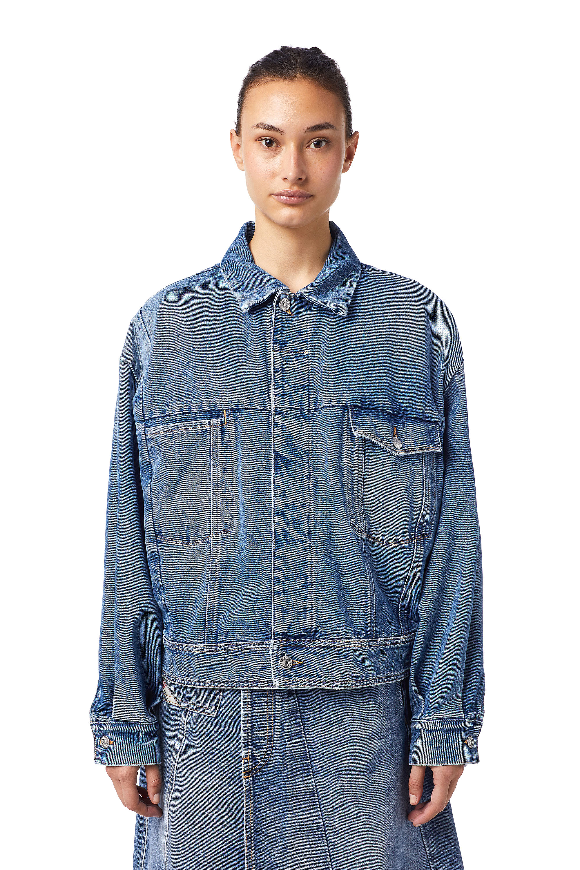 DE-LUCY-SP1, Medium blue - Denim Jackets