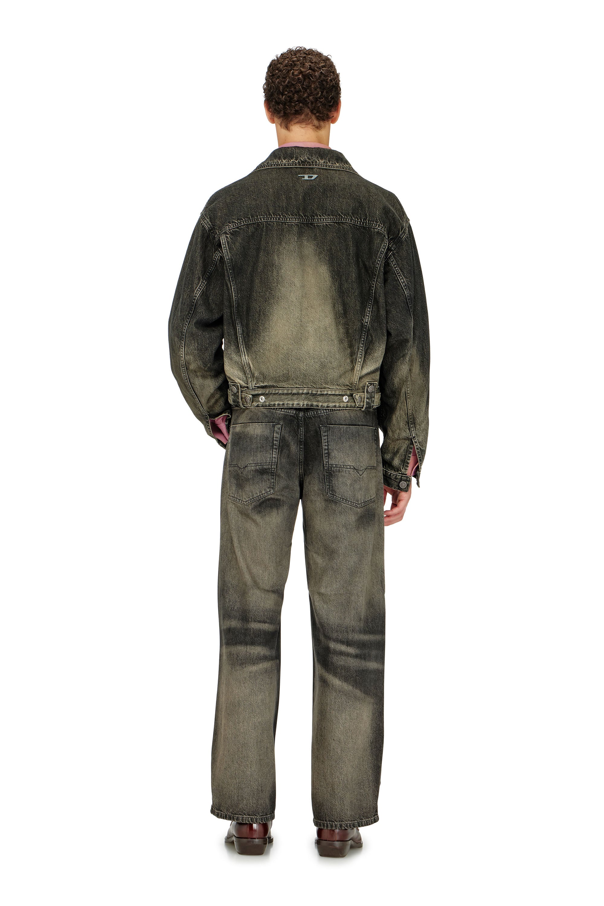 Diesel - Unisex's Relaxed Jeans 1982 D-Hakou 09R33, Black/Dark grey - 3