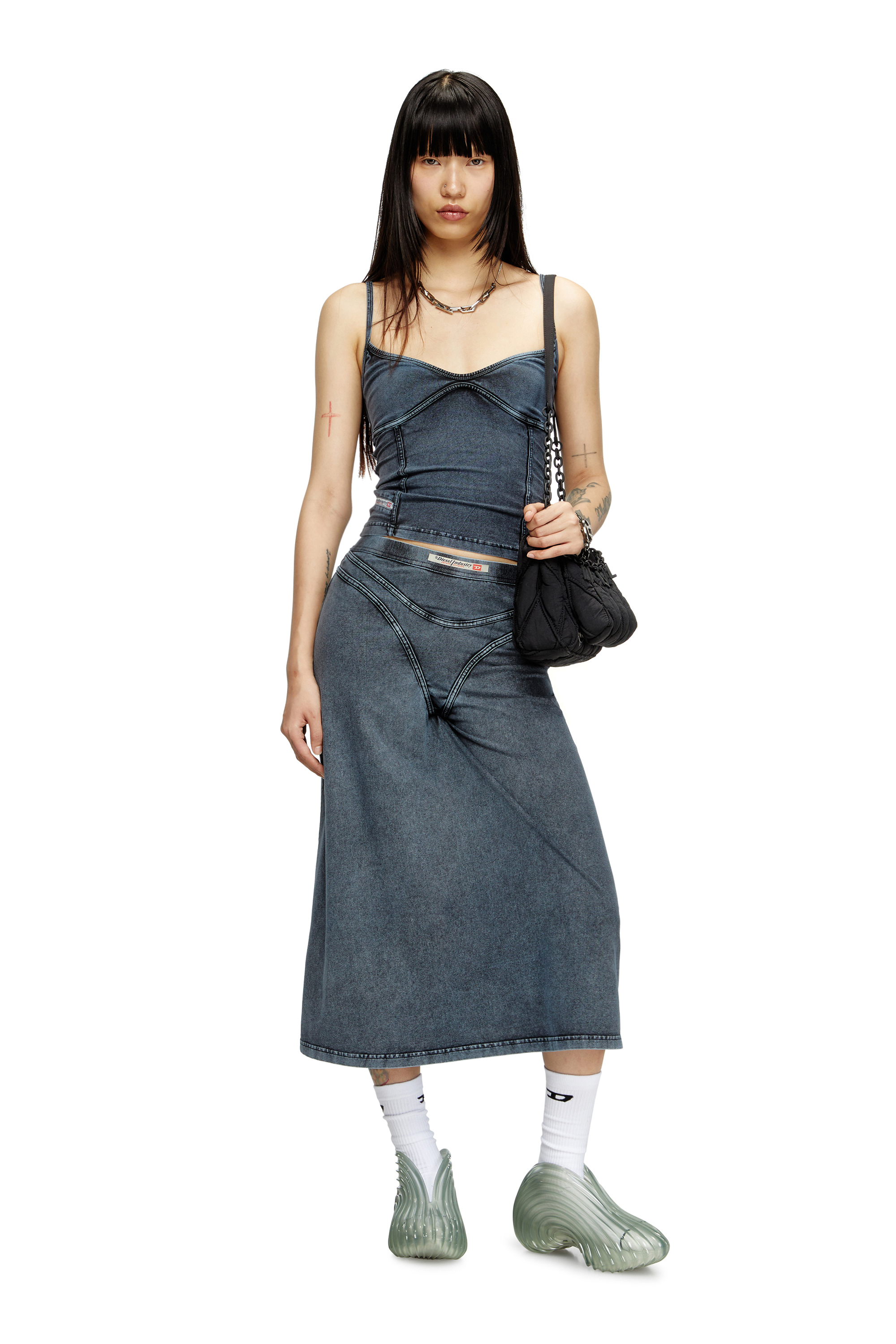 MELISSA QUANTUM SNEAKERS X, Light Grey Diesel - MELISSA QUANTUM SNEAKERS X, Unisex's Slip-on sneaker in Melflex® in Light Grey - 7