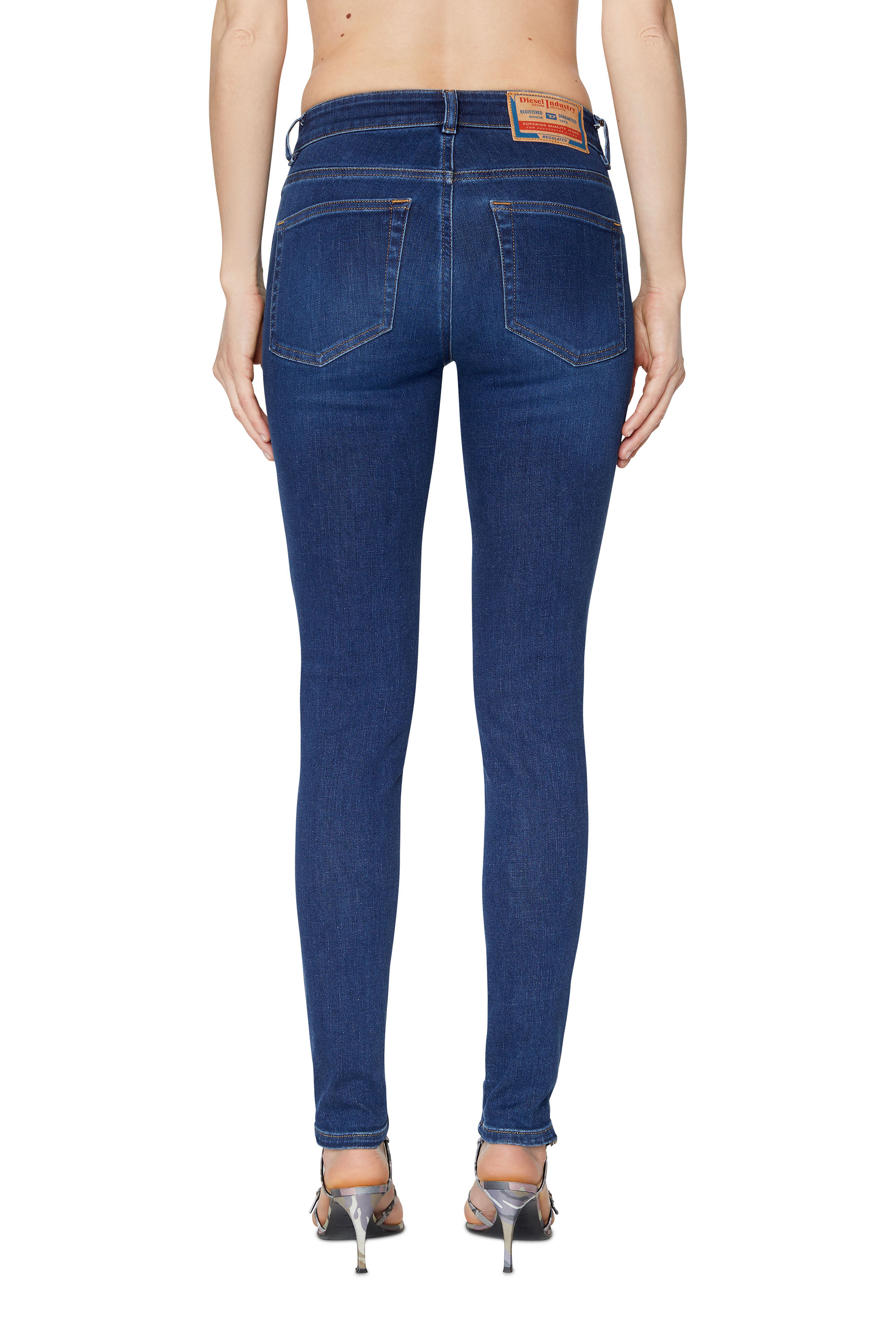 diesel high rise skinny jeans