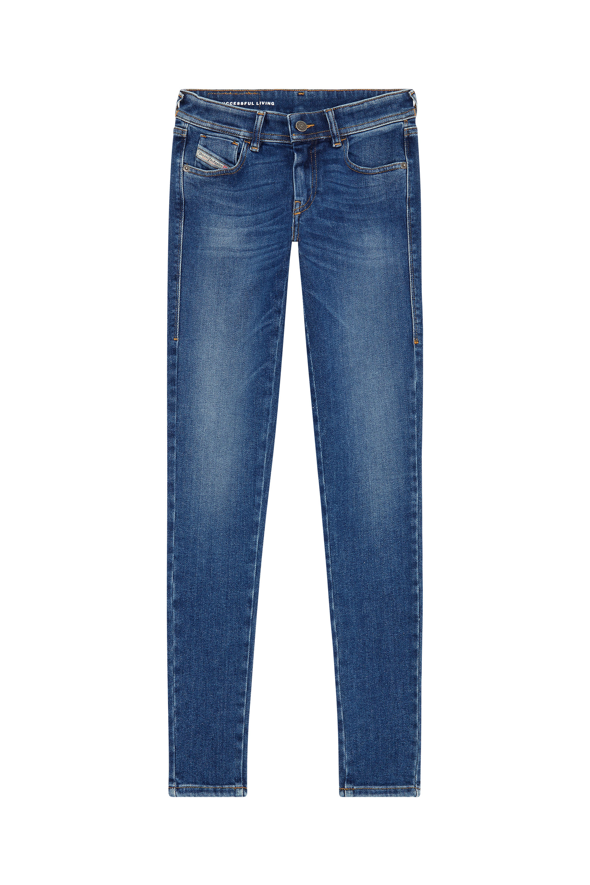 Diesel - 2018 SLANDY-LOW 09F86 Super skinny Jeans, Medium blue - Image 5