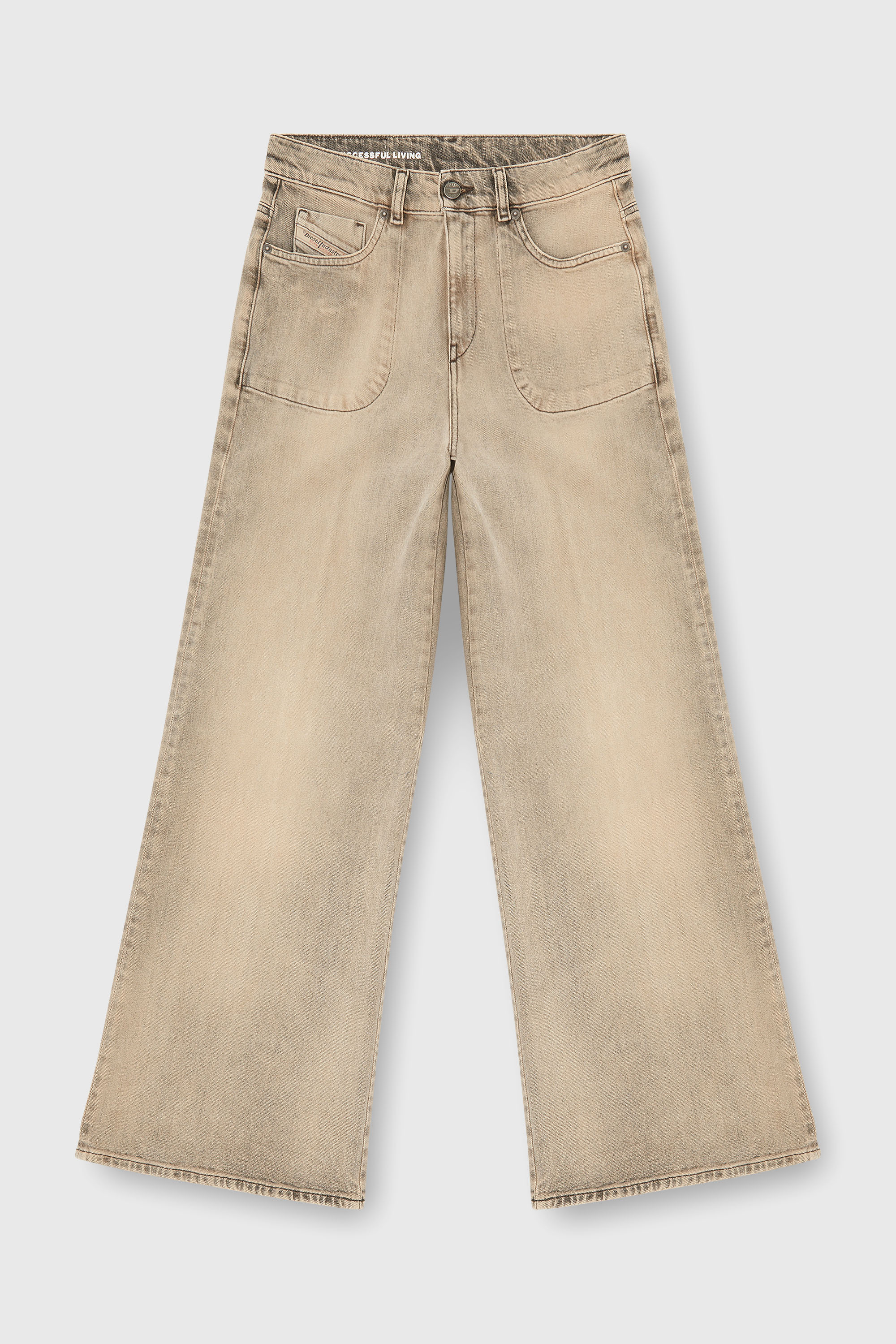 Diesel - Woman's Flare Jeans 1978 D-Akemi 09P53, Beige - 3