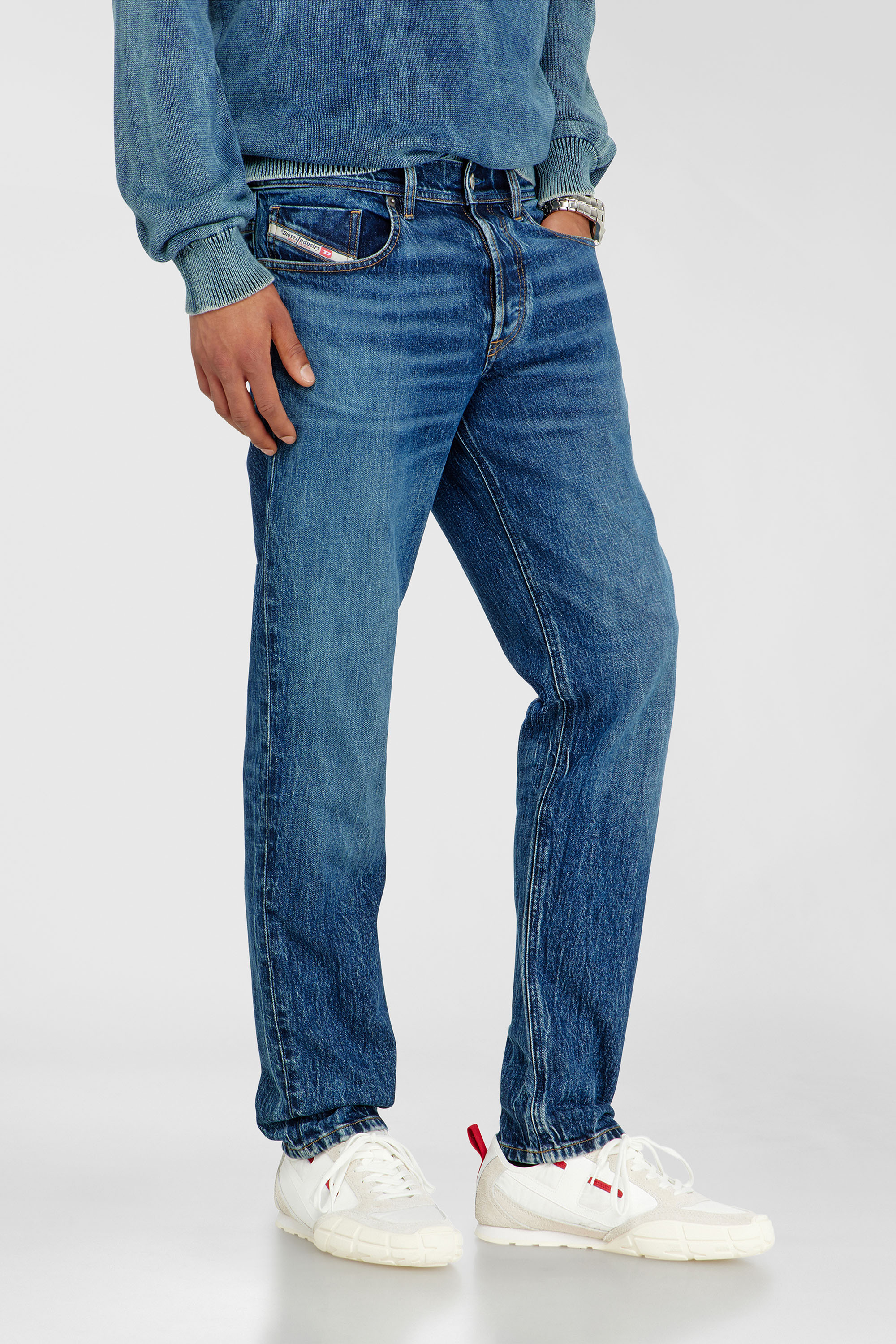 Diesel - Man's Regular Jeans 2023 D-Finitive 0KBBQ, Dark Blue - 7