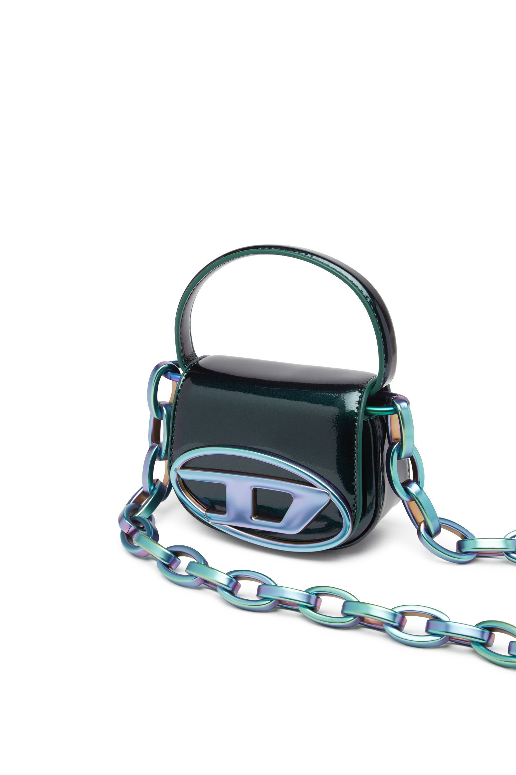 Diesel - 1DR XS, Woman 1DR XS-Iconic iridescent mini bag in Multicolor - Image 5
