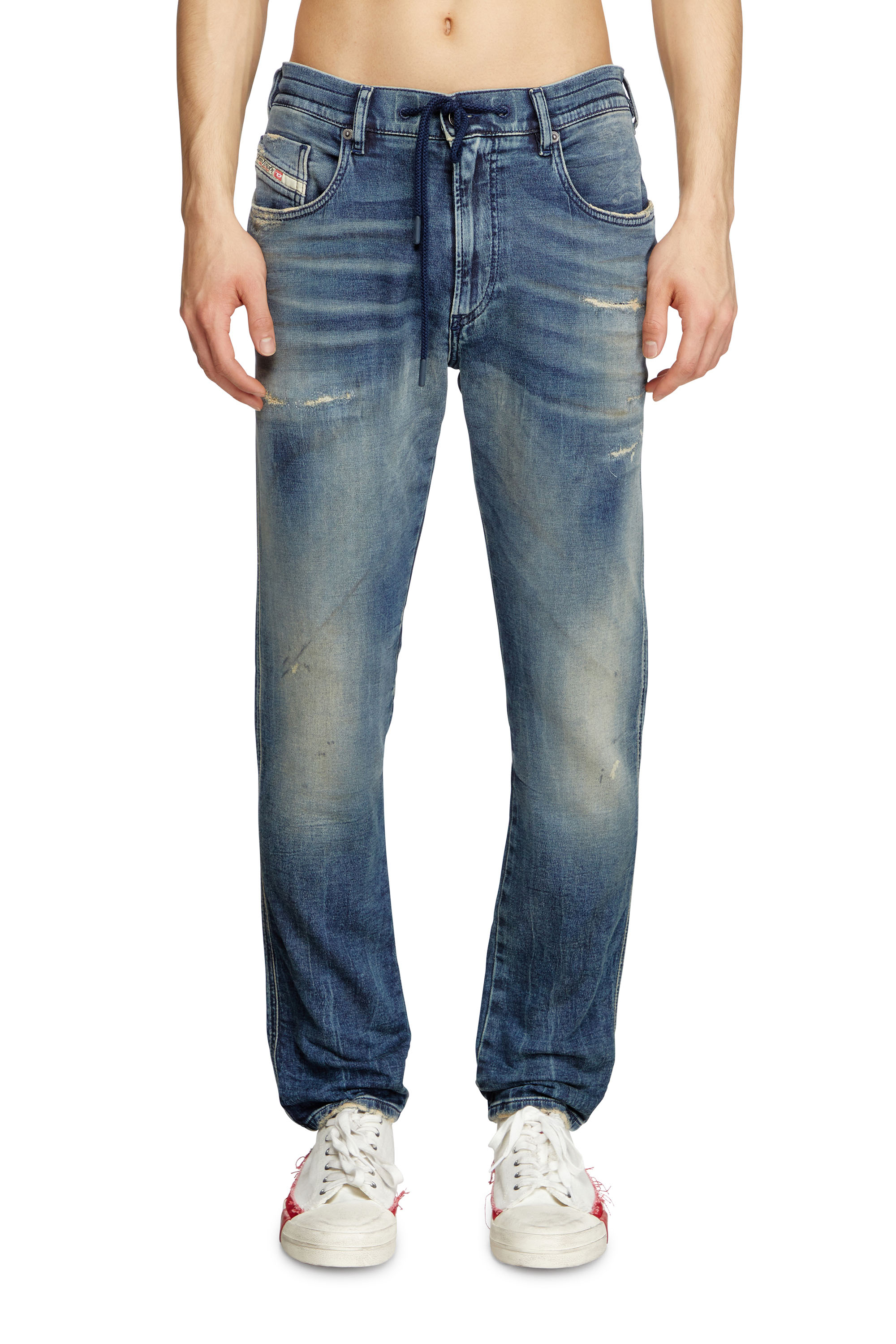 Diesel - Man's Slim 2062 D-Strukt Joggjeans® 068PN, Medium blue - 3