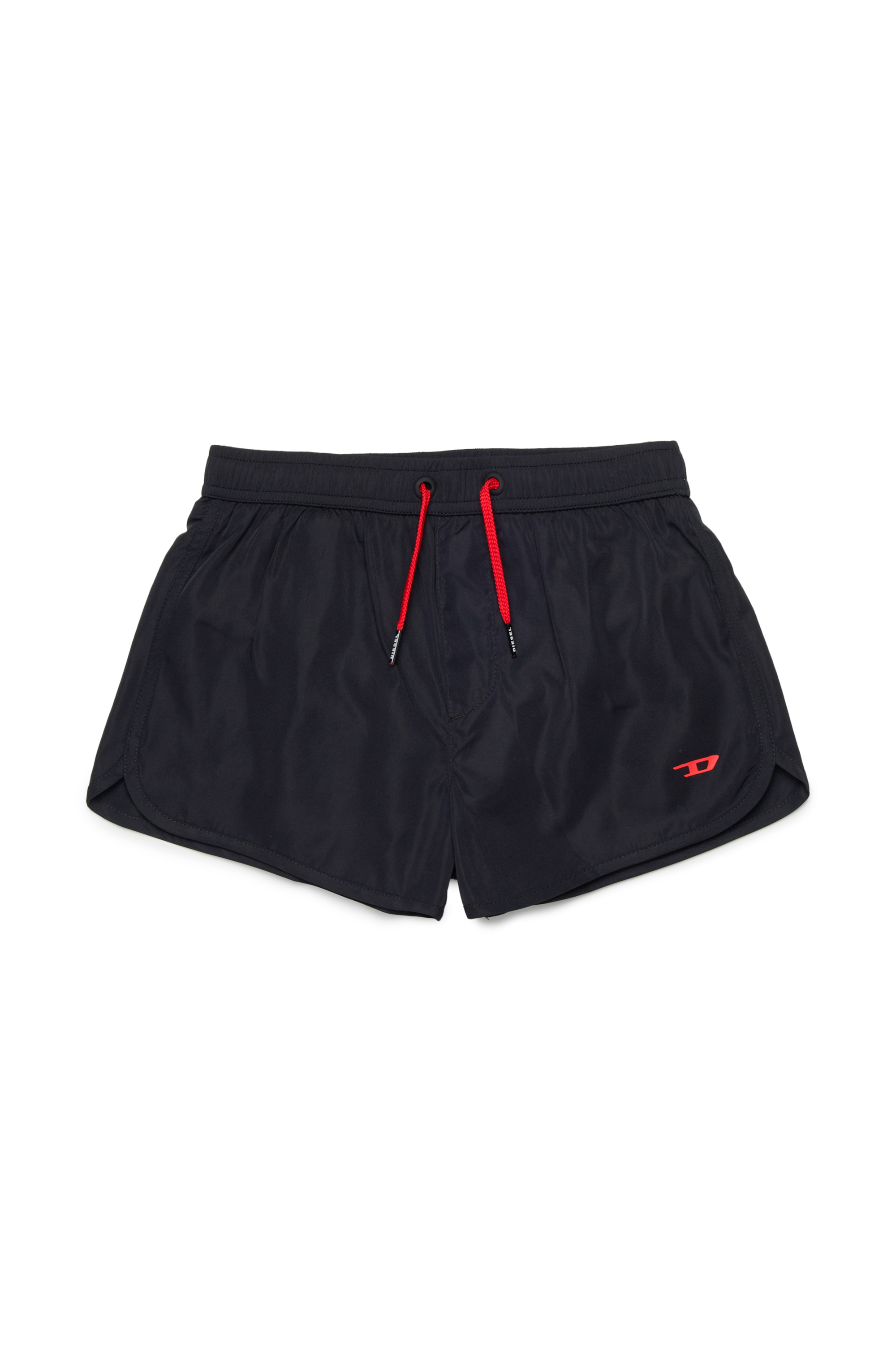Diesel - MIARD, Man's Swim shorts with contrasting D in Black - 1