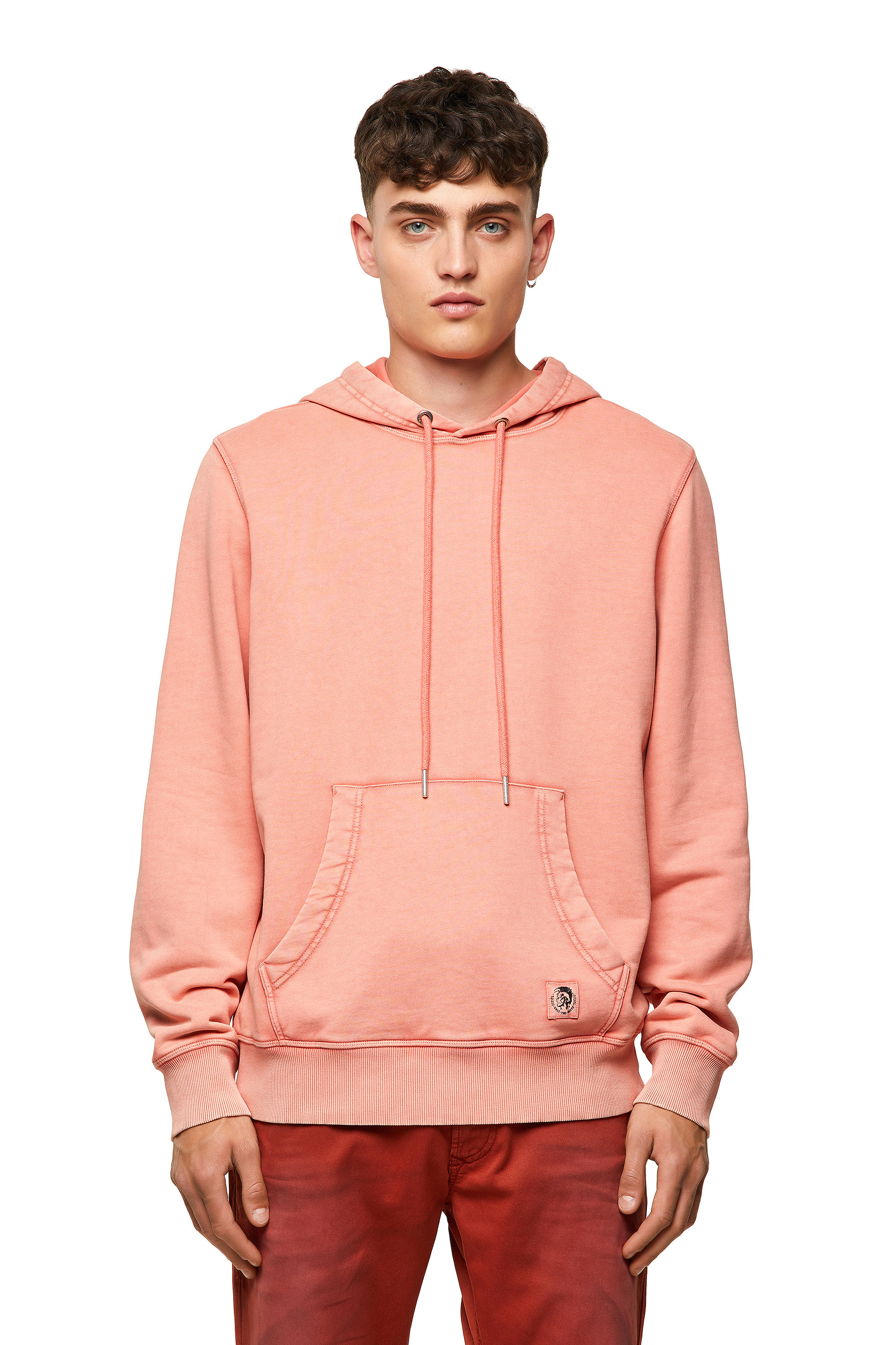 S-GIRK-HOOD-MOHI-B1, Pink - Sweaters