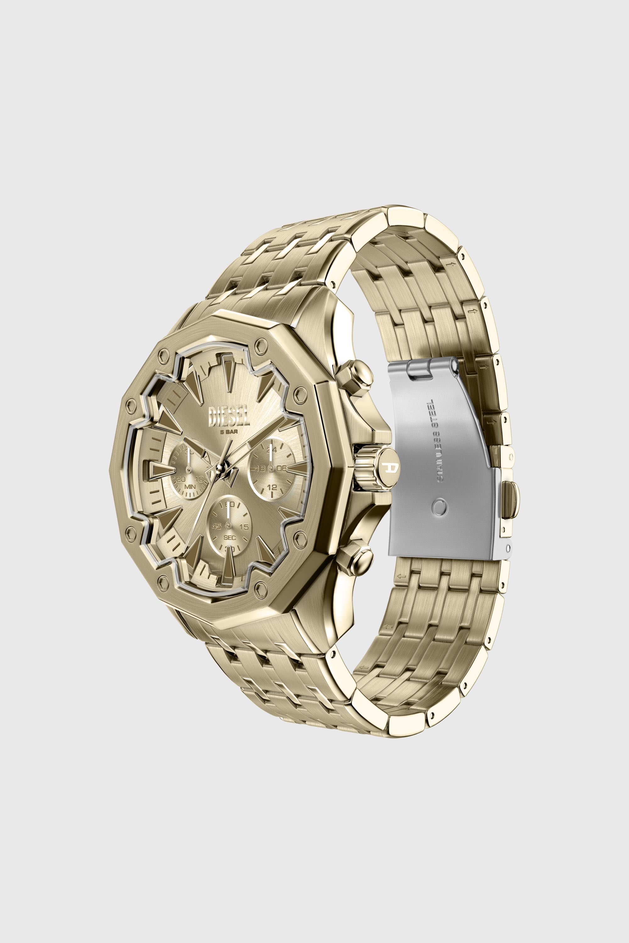 Diesel - DZ4707 WATCH, Man's Stinger Gold-Tone Stainless Steel Watch in Gold - 7