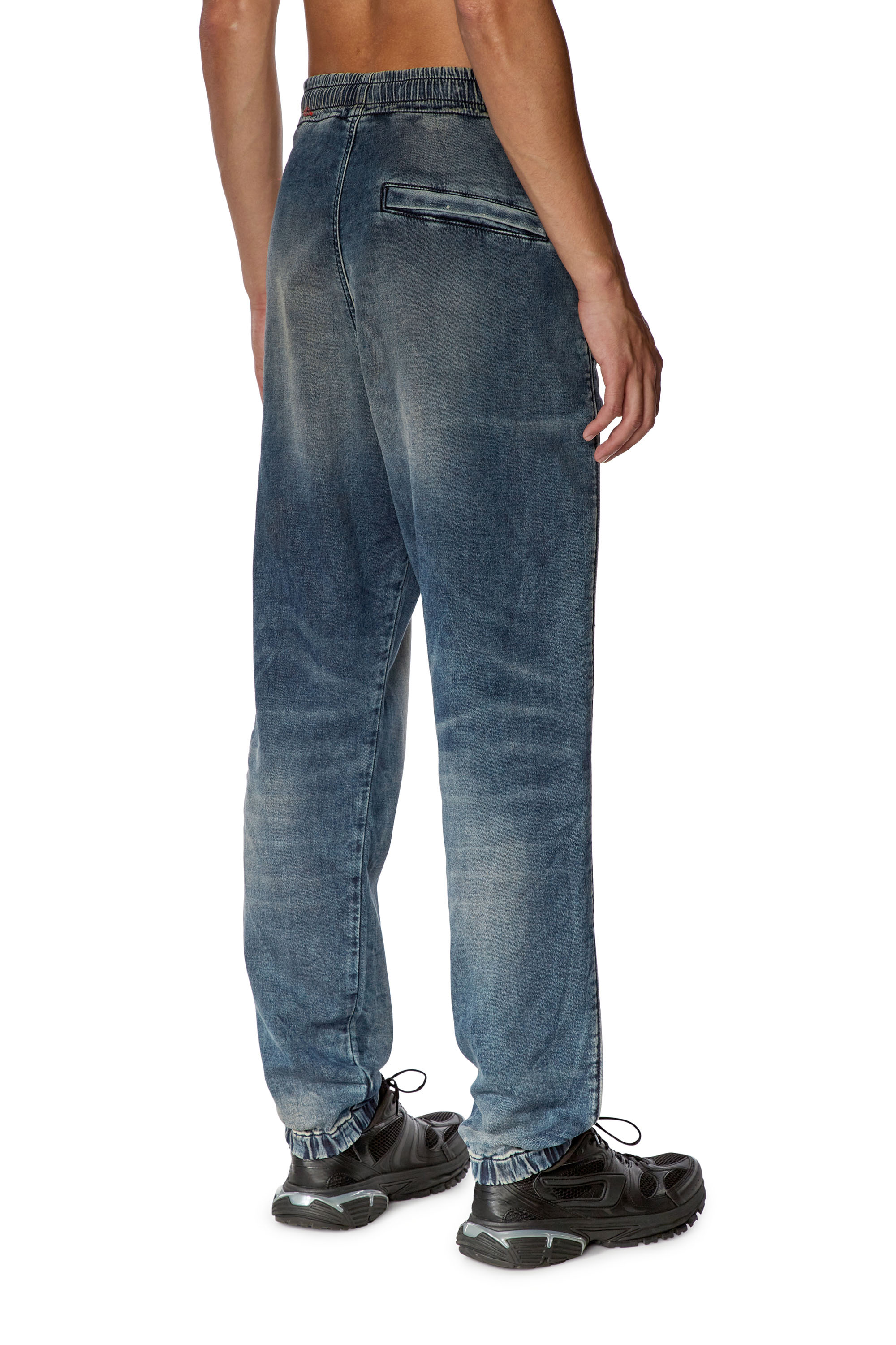 Diesel - Tapered D-Lab Track Denim 068FN, Dark Blue - Image 3