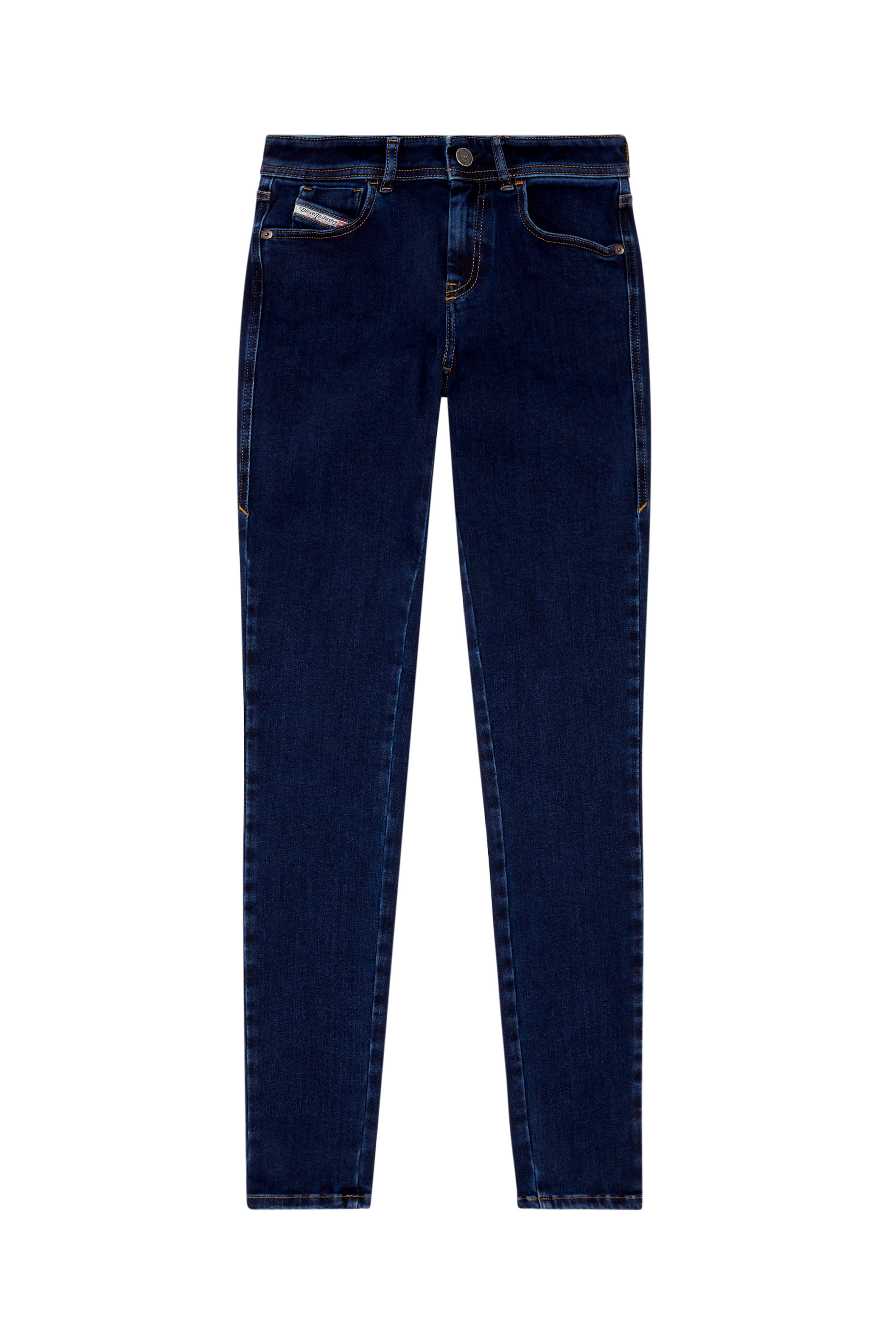 Diesel - Super skinny Jeans 2017 Slandy 09H80, Dark Blue - Image 5