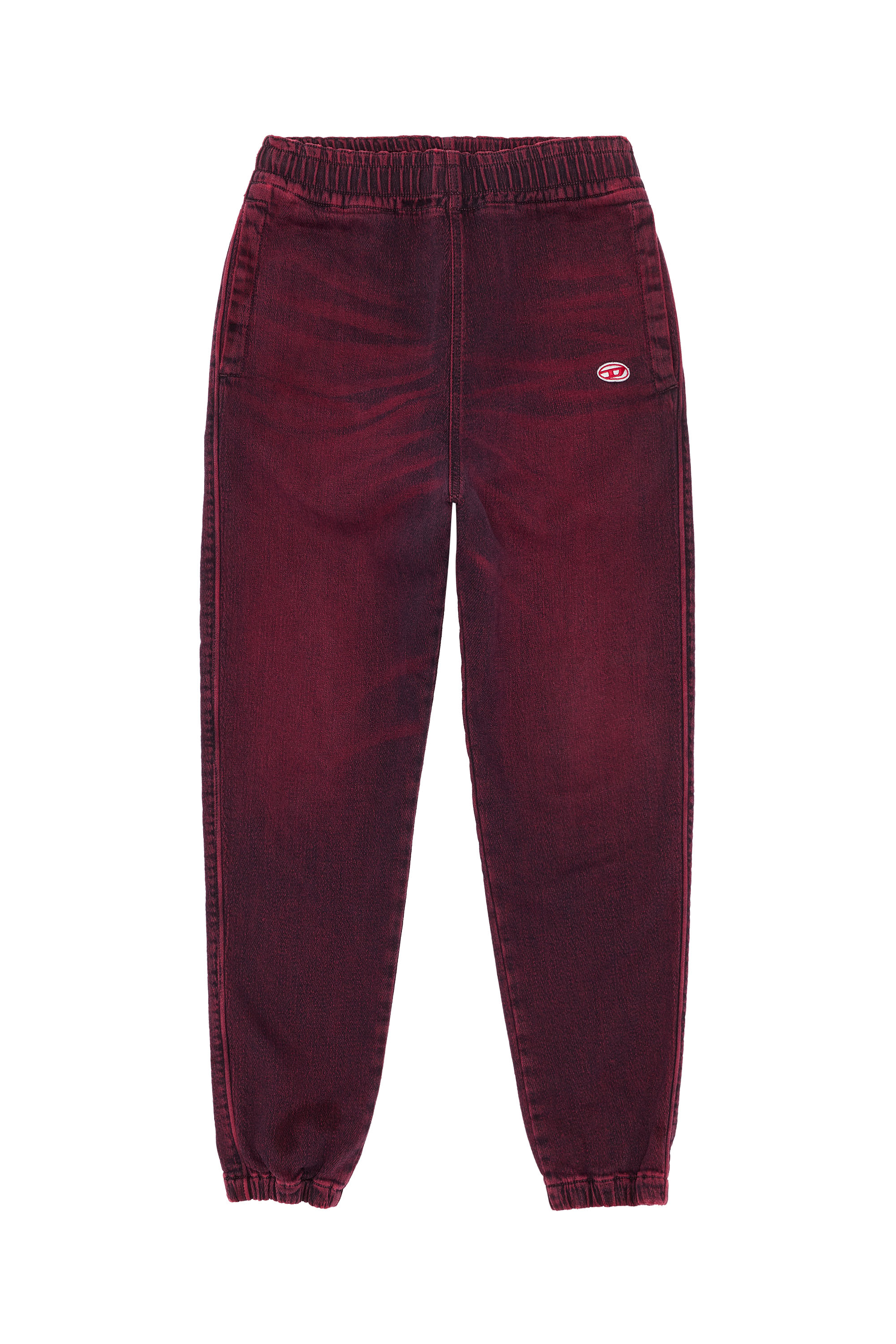 Diesel - D-Lab Track Denim 09G91 Tapered, Burgundy - Image 1