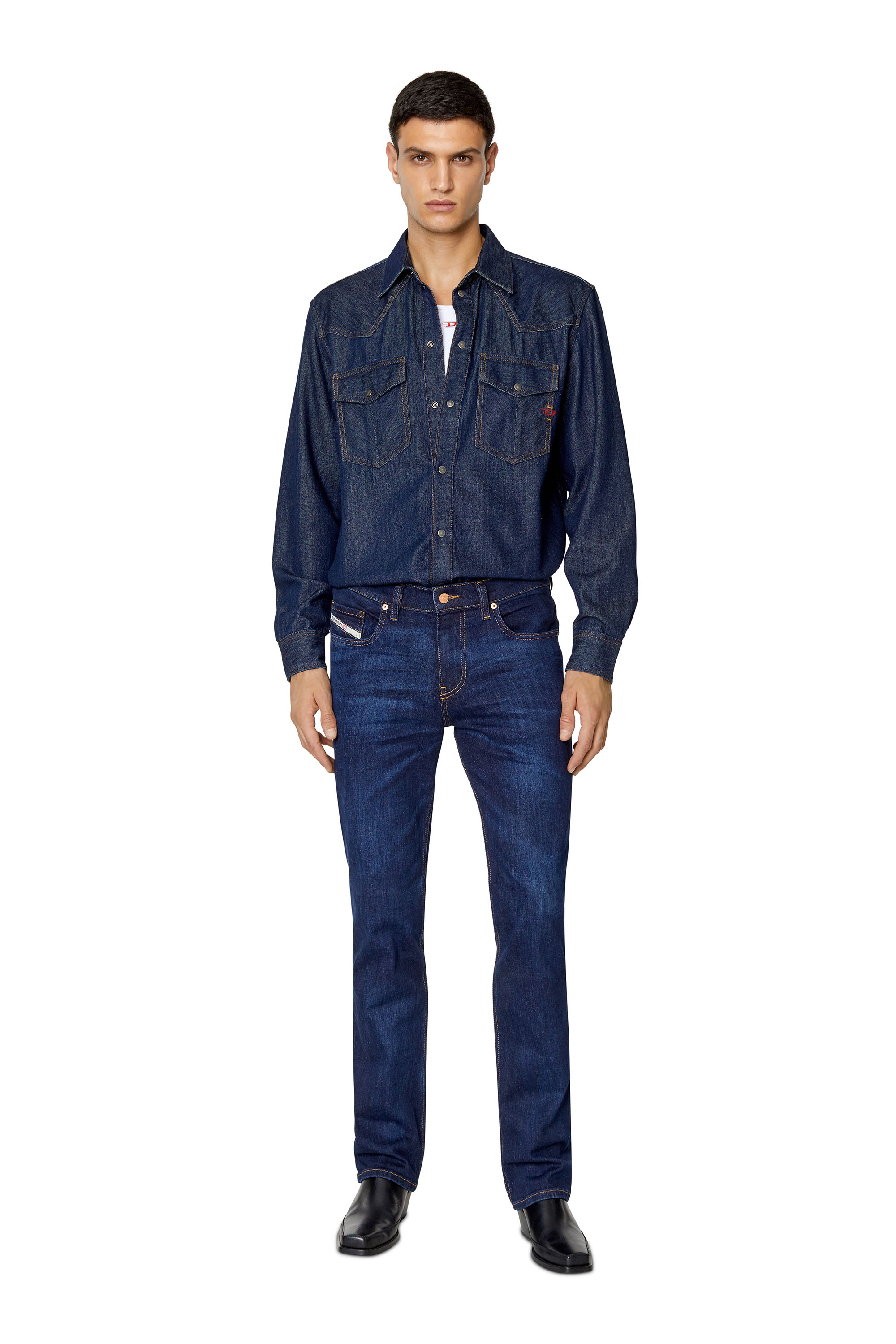 2021-NC 0GDAO Man: Bootcut Dark blue 