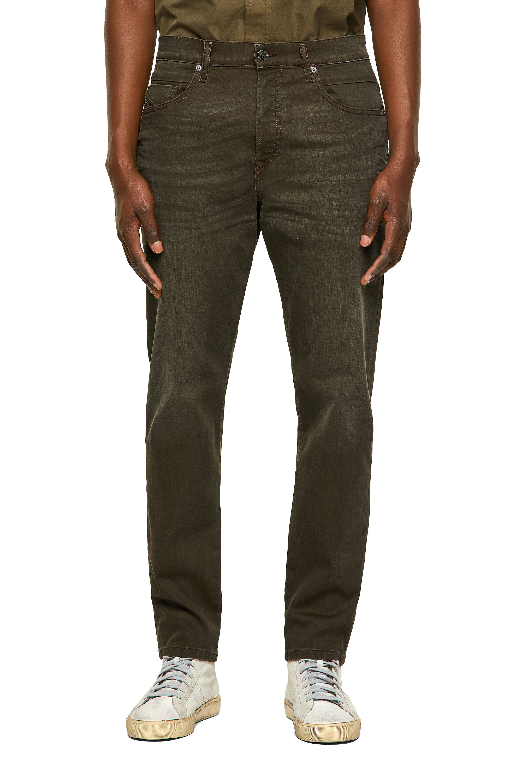D-Fining-Chino 0699P, Military Green - Jeans