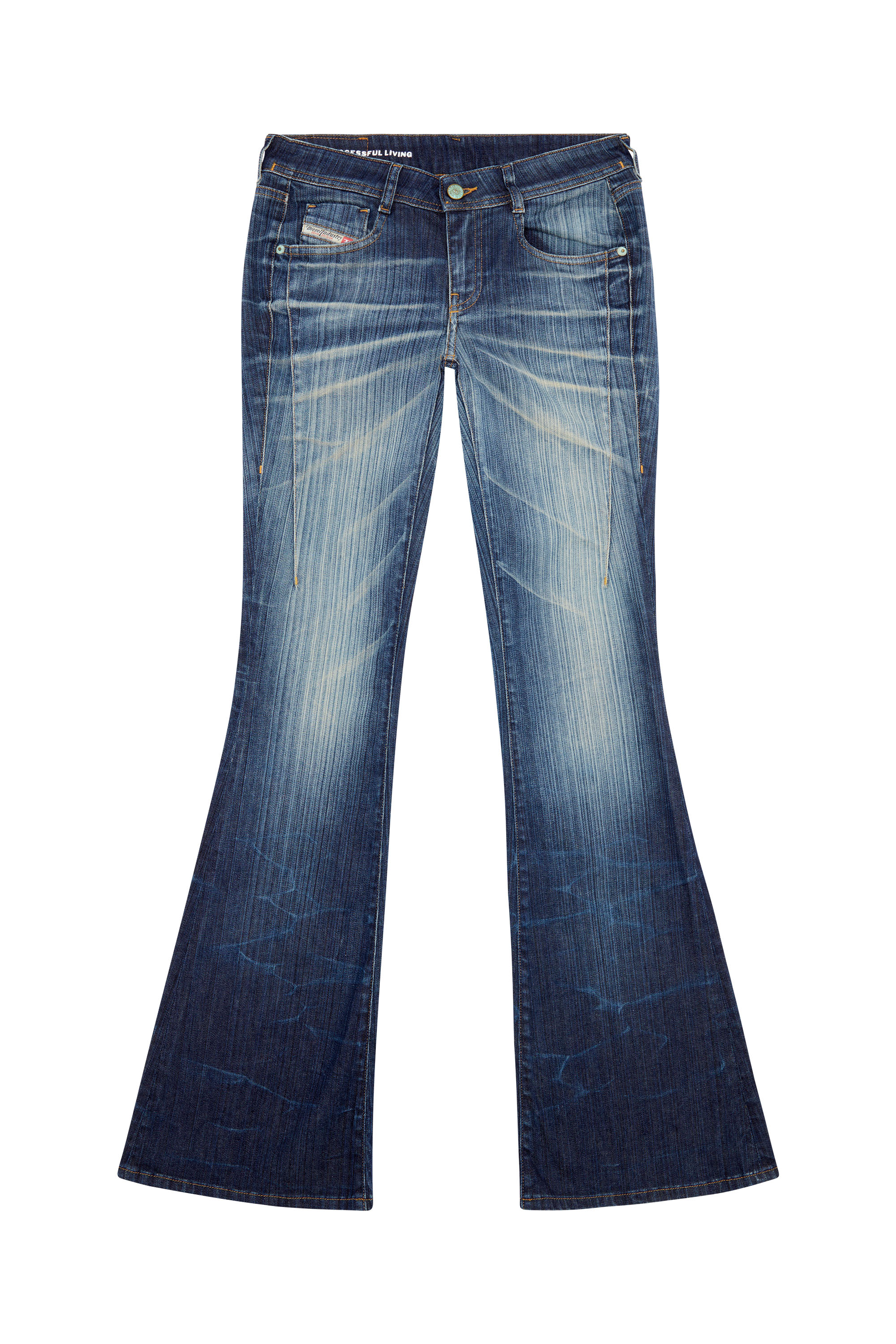 Diesel - Bootcut and Flare Jeans 1969 D-Ebbey 09I03, Dark Blue - Image 3