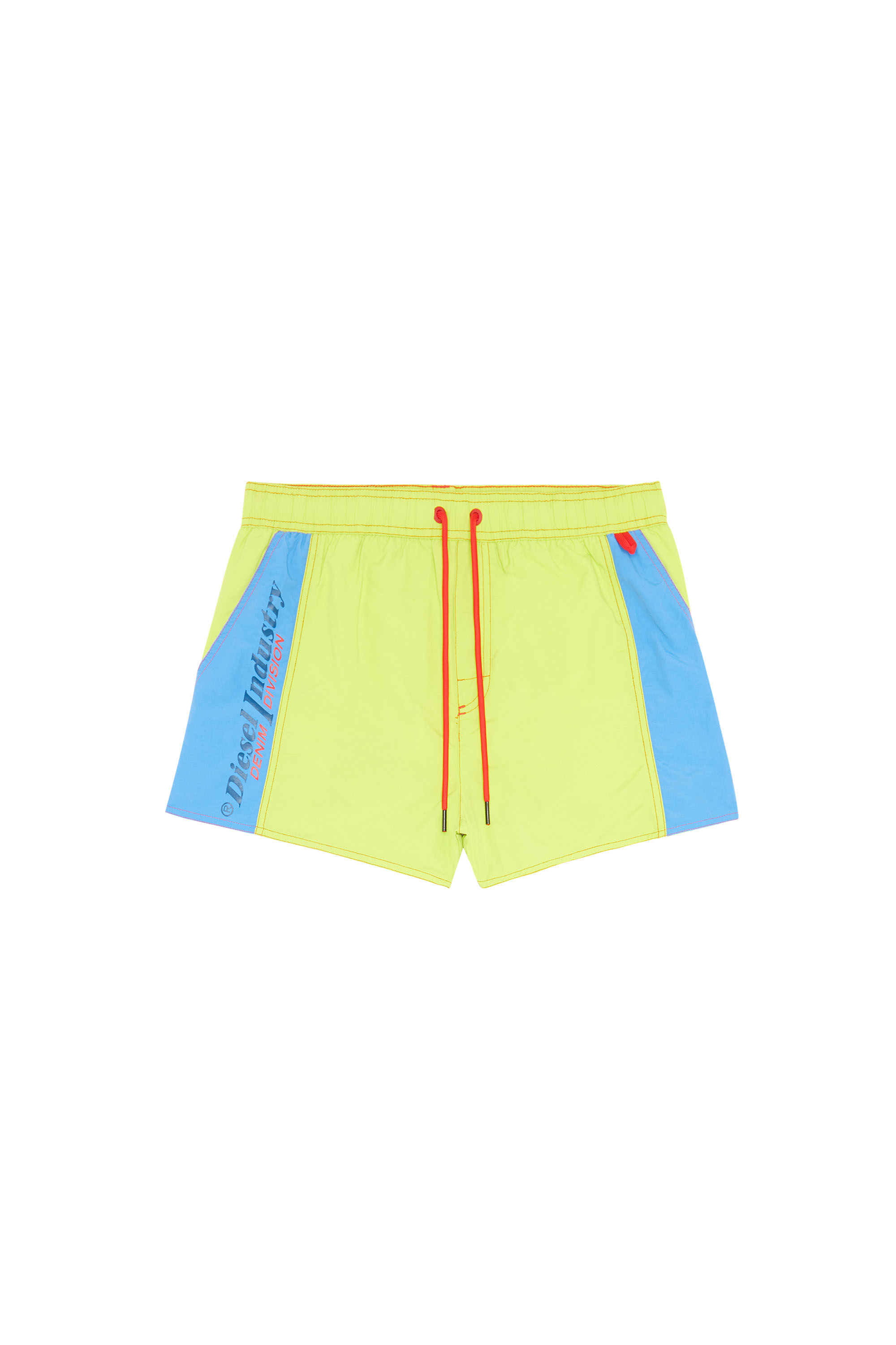 Diesel - BMBX-CAYBAY SHORT CALZONCINI, Yellow/Blue - Image 2