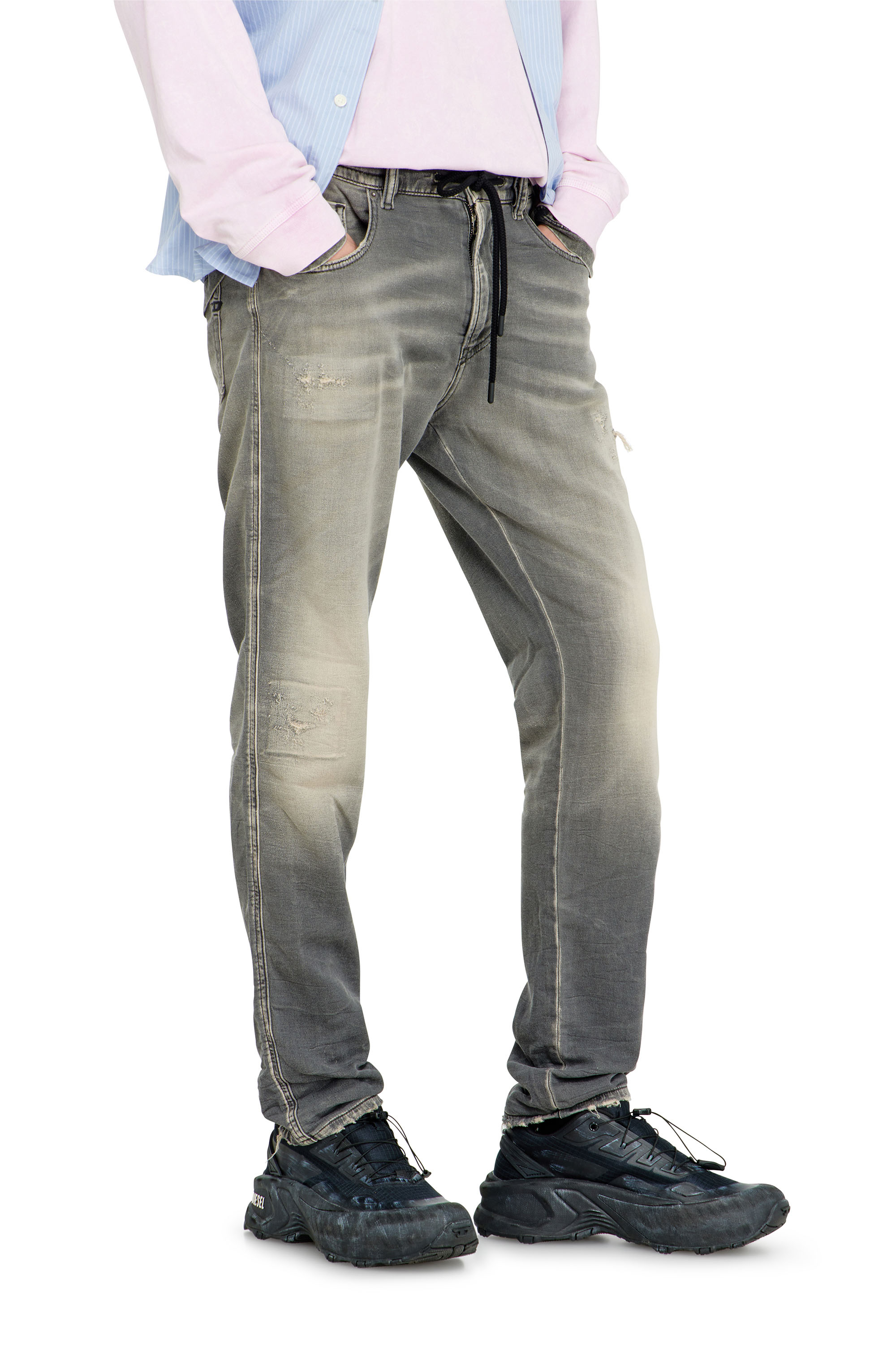 Diesel - Man's Slim 2062 D-Strukt Joggjeans&reg; 068UH, Light Grey - 5