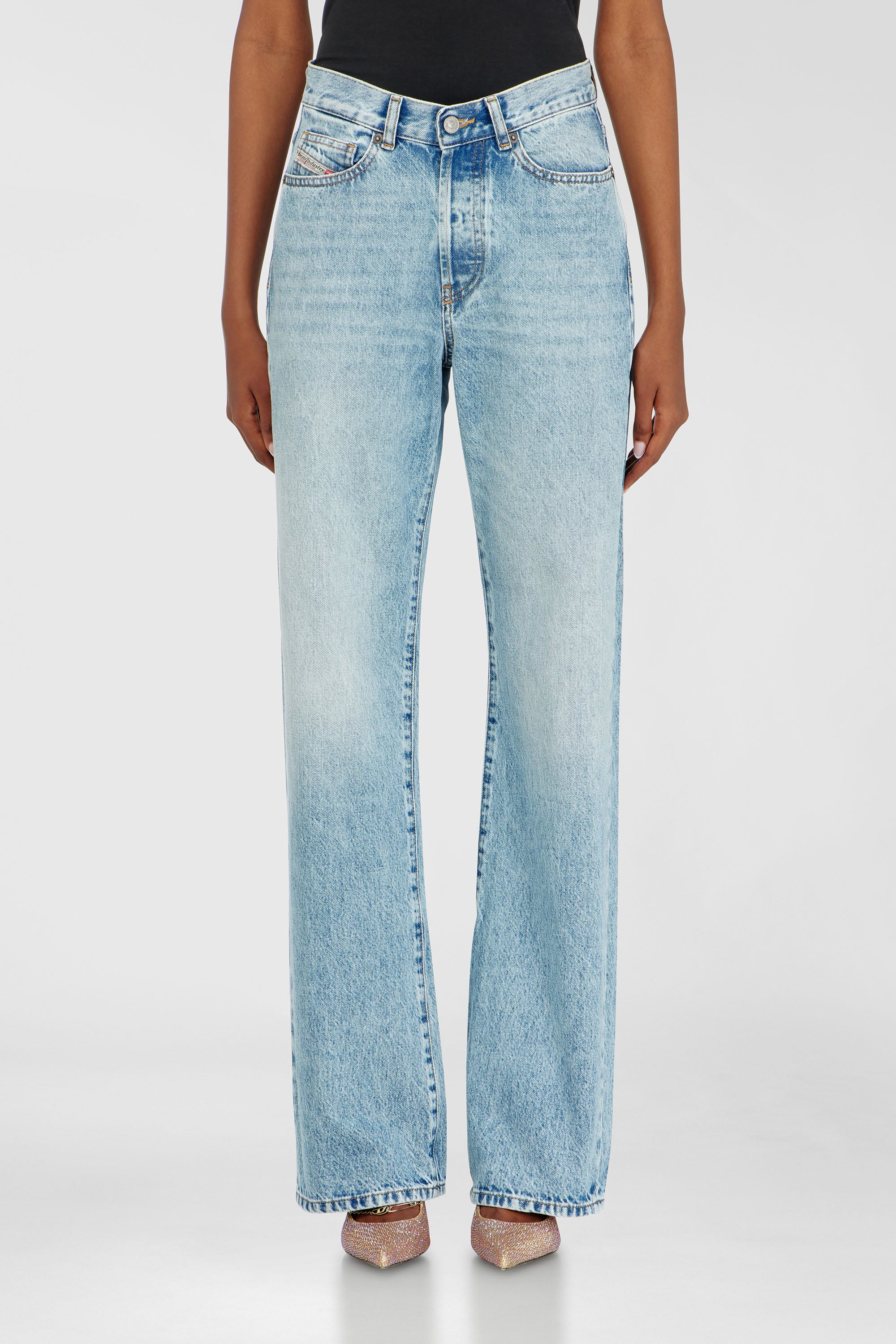 Diesel - Woman's Regular Jeans 1971 D-Sent 09I29, Light Blue - 1