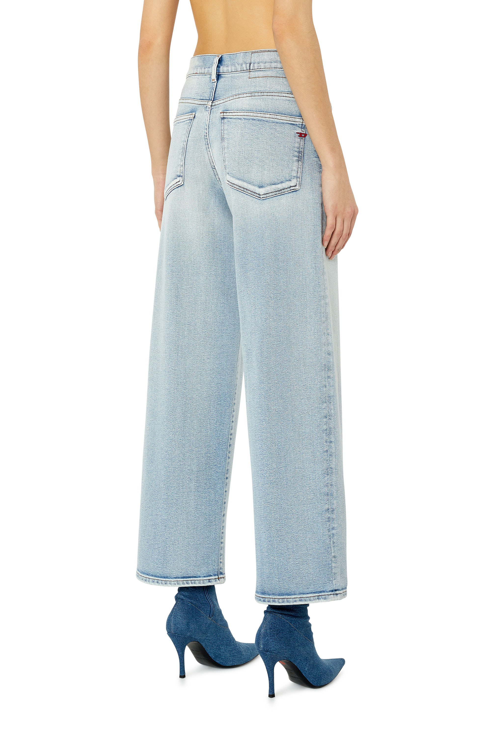 Diesel - 2000 9C08L Bootcut and Flare Jeans, Light Blue - Image 2