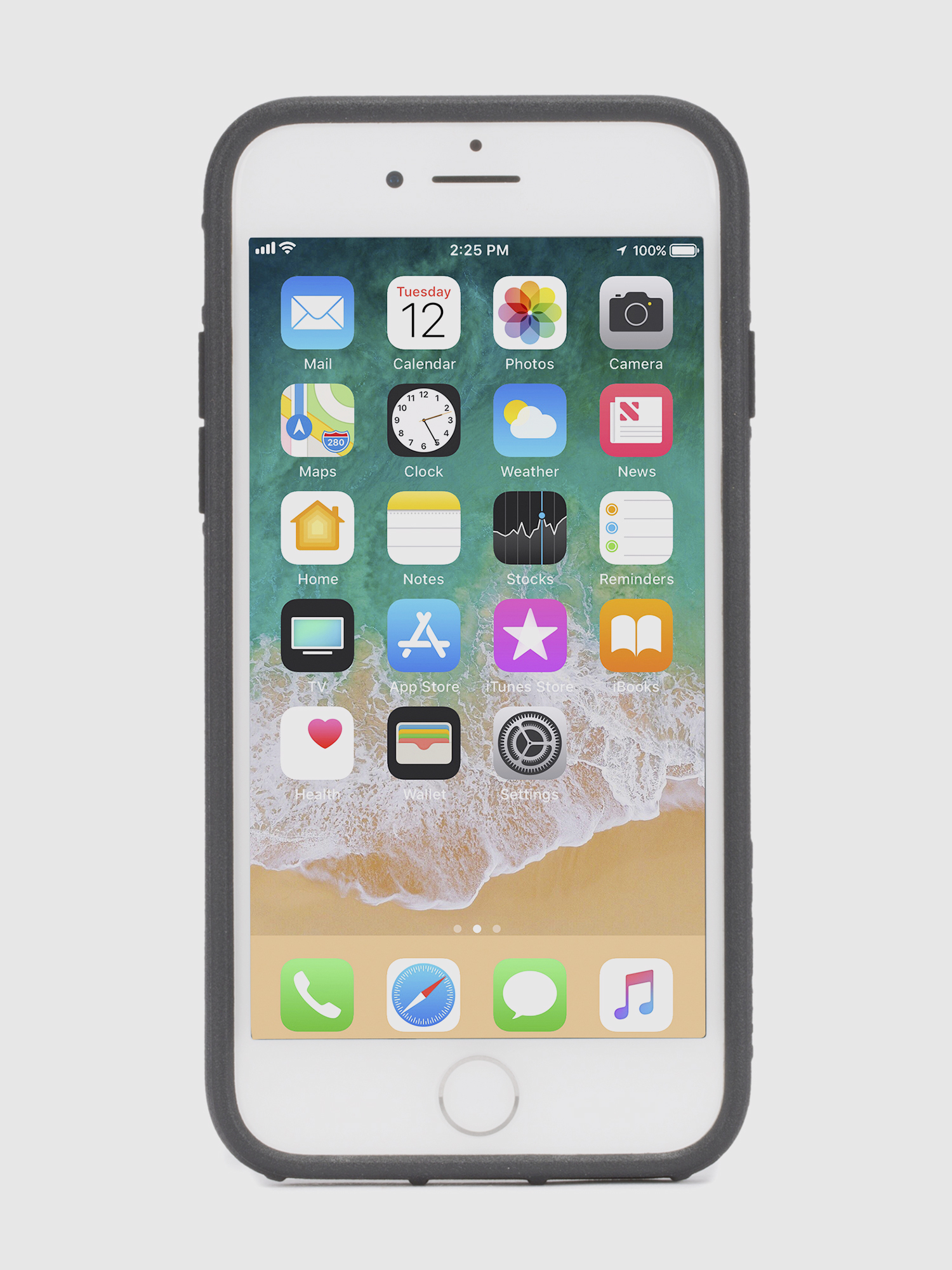 ZIP BLACK LEATHER IPHONE 8 PLUS/7 PLUS/6s PLUS/6 PLUS CASE, 