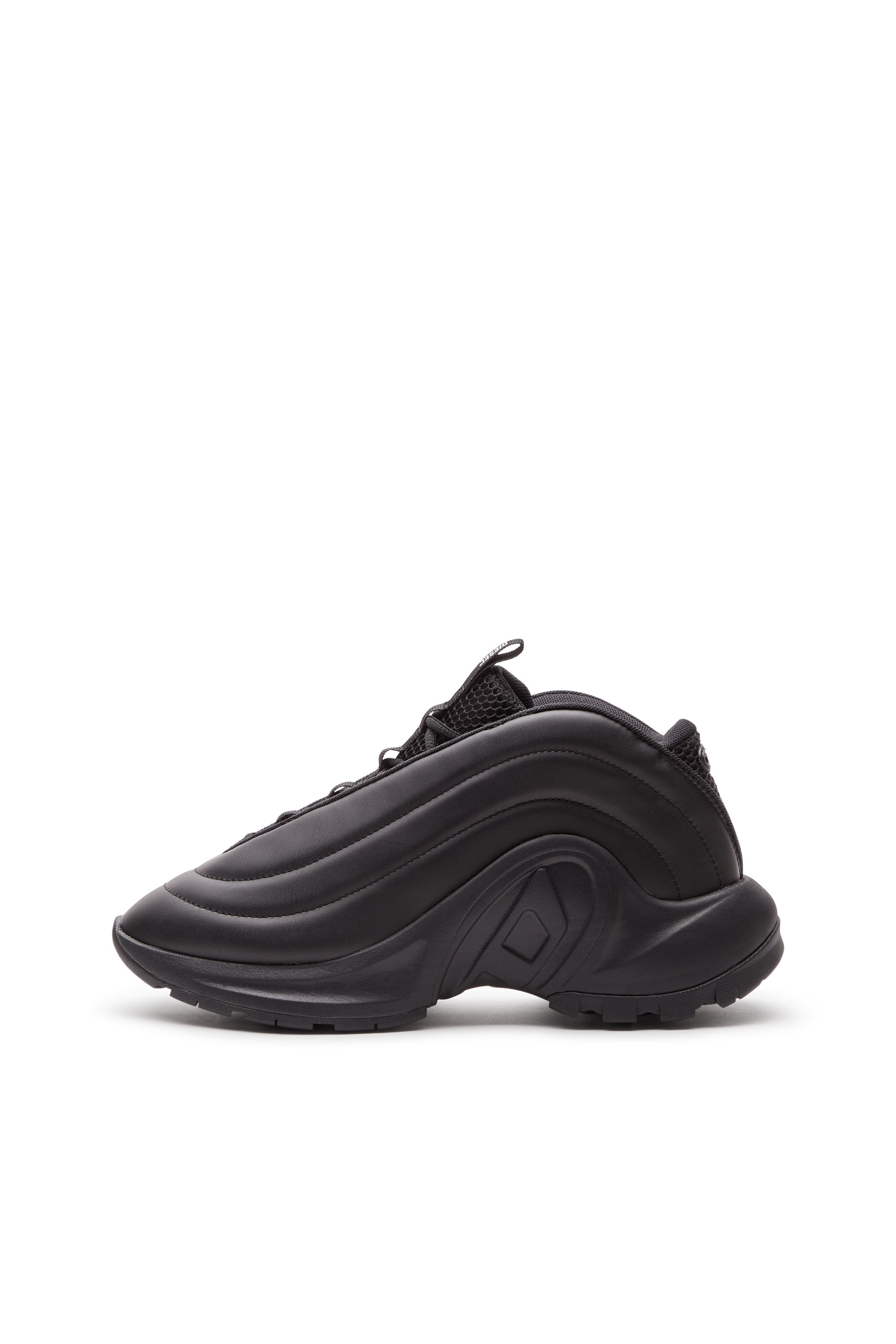 S-D-RUNNER X, Black Diesel - S-D-RUNNER X, Unisex's S-D-Runner X-Slip-on sneakers with matte Oval D instep in Black - 7